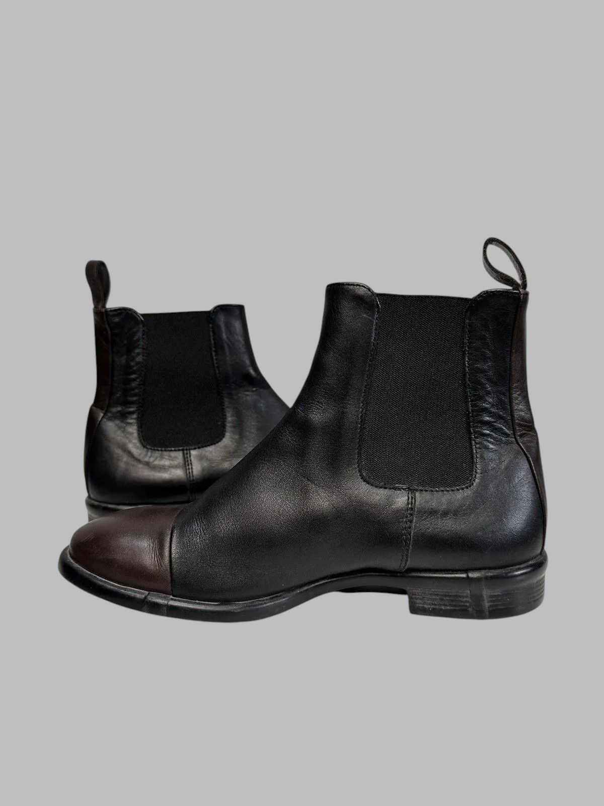 Dirk Bikkembergs Bikkembergs Brown Leather Moto Boots Y2K Futuristic Style Size US 6 / IT 36 - 4 Thumbnail