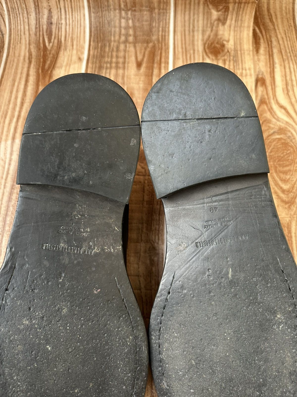 Ann Demeulemeester Ann Demeulemeester Black Derby Shoes Size US 7 / EU 40 - 14 Thumbnail
