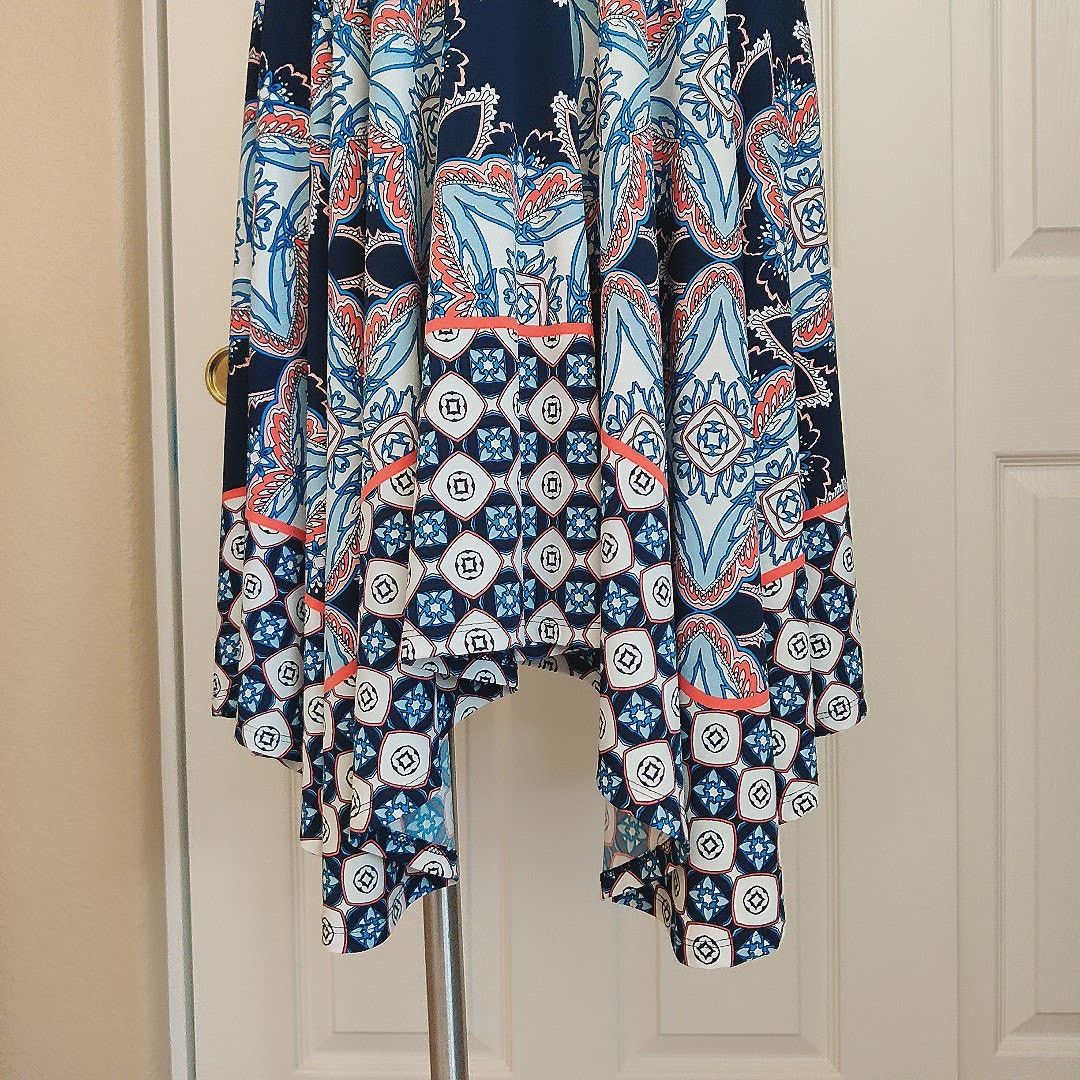 MAGGY LONDON Maggy London stretch handkerchief hem summer dress sz 4P Size S / US 4 / IT 40 - 5 Thumbnail