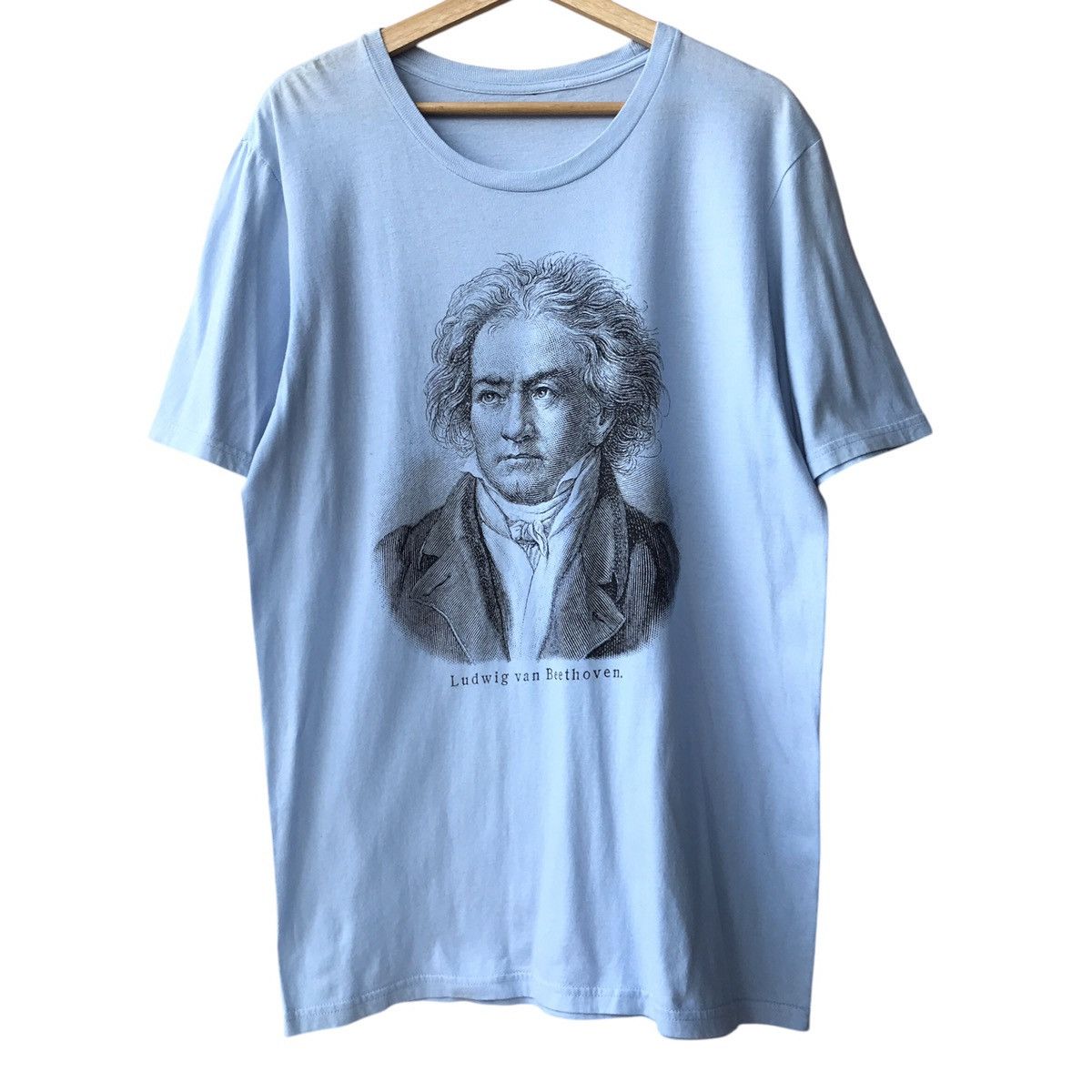 Vintage Ludwig Van Beethoven Classical Pianist Portraiture Tee Size US L / EU 52-54 / 3 - 1 Thumbnail
