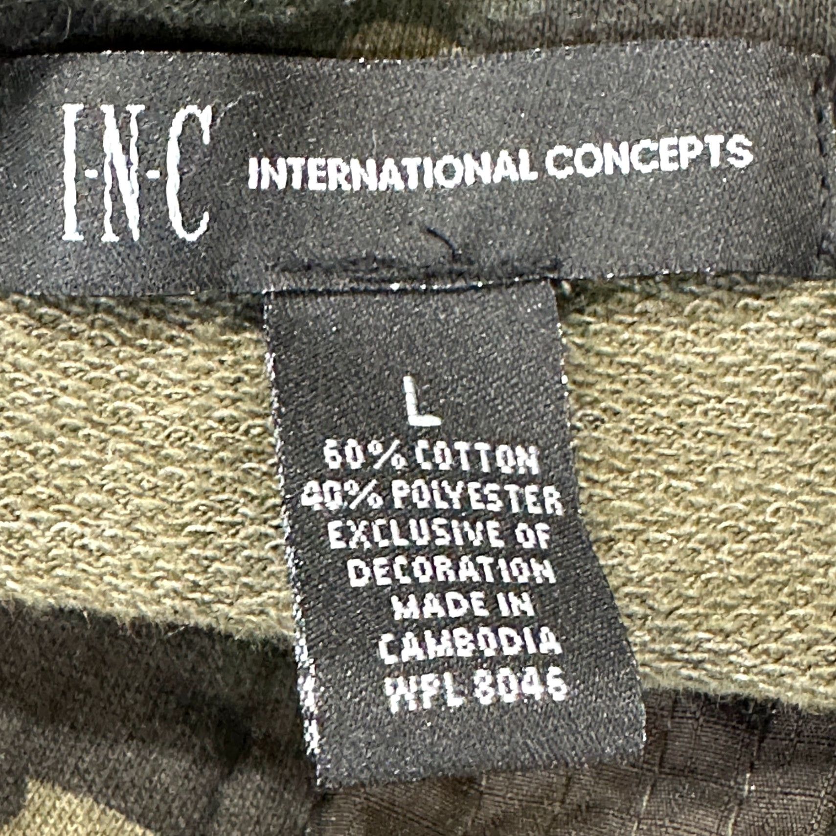 Vintage VINTAGE INC International Concepts Utility Jacket Camouflage Green Cotton Streetwear Jacket Ladies L Long Sleeve Zip Pockets Casual Womens Size L Size L / US 10 / IT 46 - 7 Thumbnail