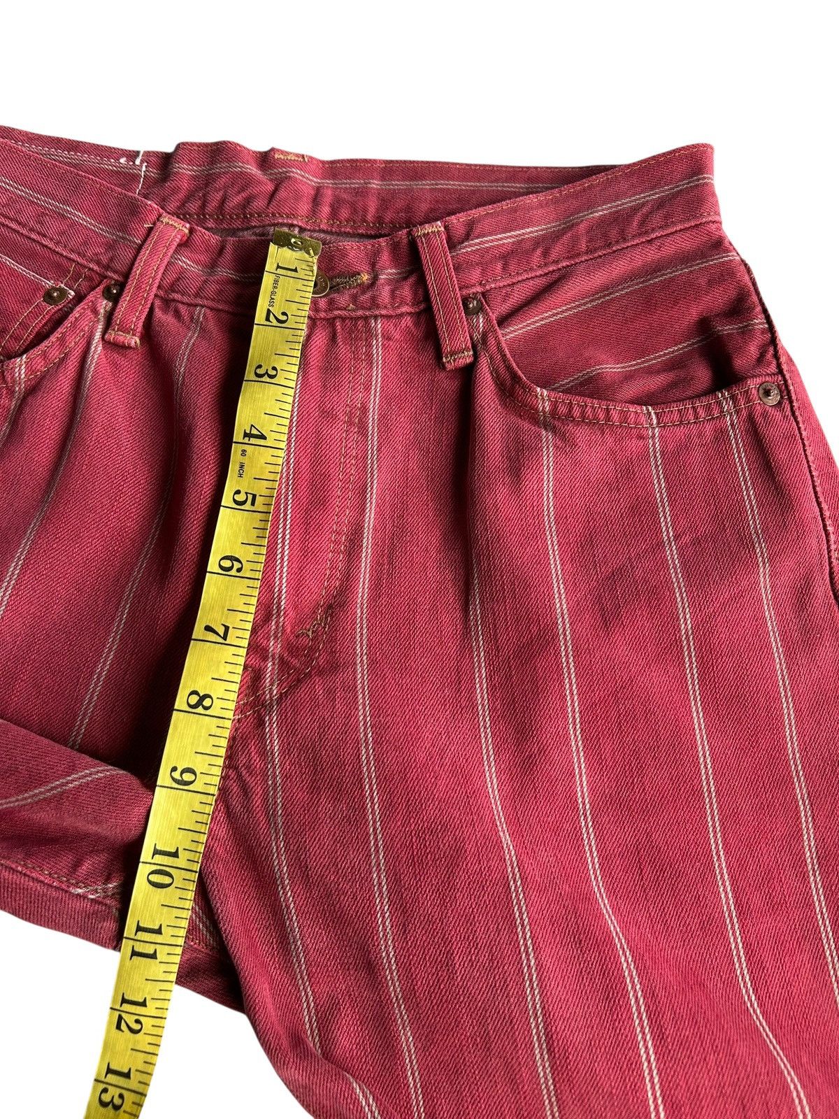 Kapital VINTAGE EDWIN 505 SELVEDGE STRIPE FLARE DENIM JEANS Size US 29 - 12 Thumbnail