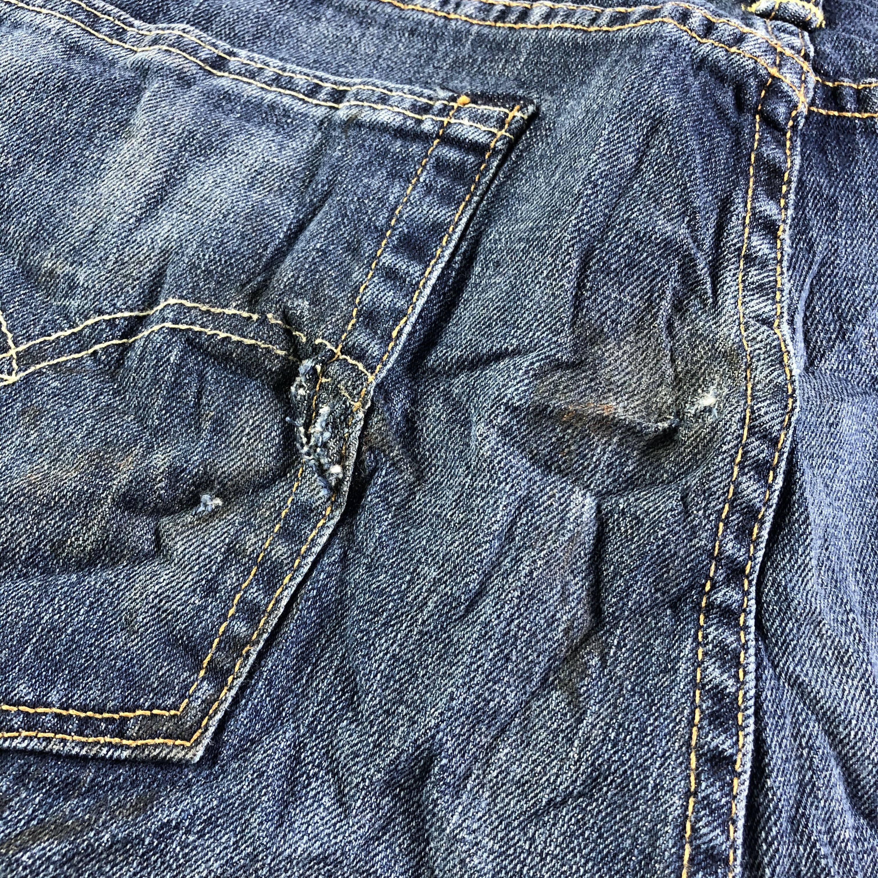 Levi's Vintage Blue Wash Levis 514 Jeans-J4330 Size US 35 - 7 Thumbnail