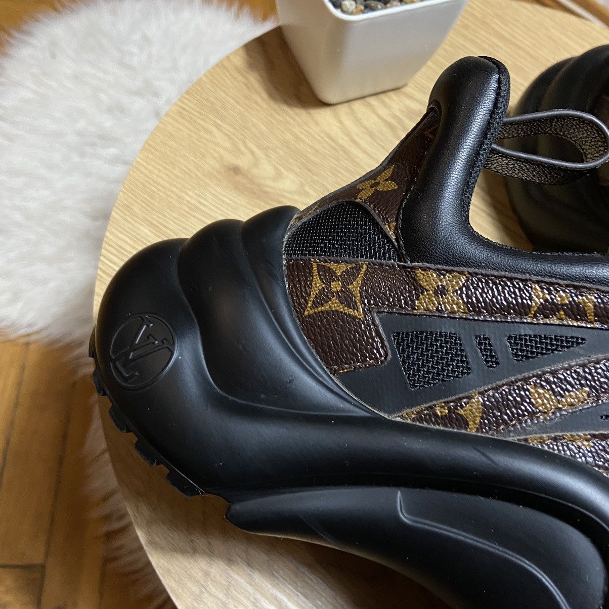 Louis Vuitton Louis Vuitton Archlight Monogram Sneaker Black Size US 7 / IT 37 - 4 Thumbnail