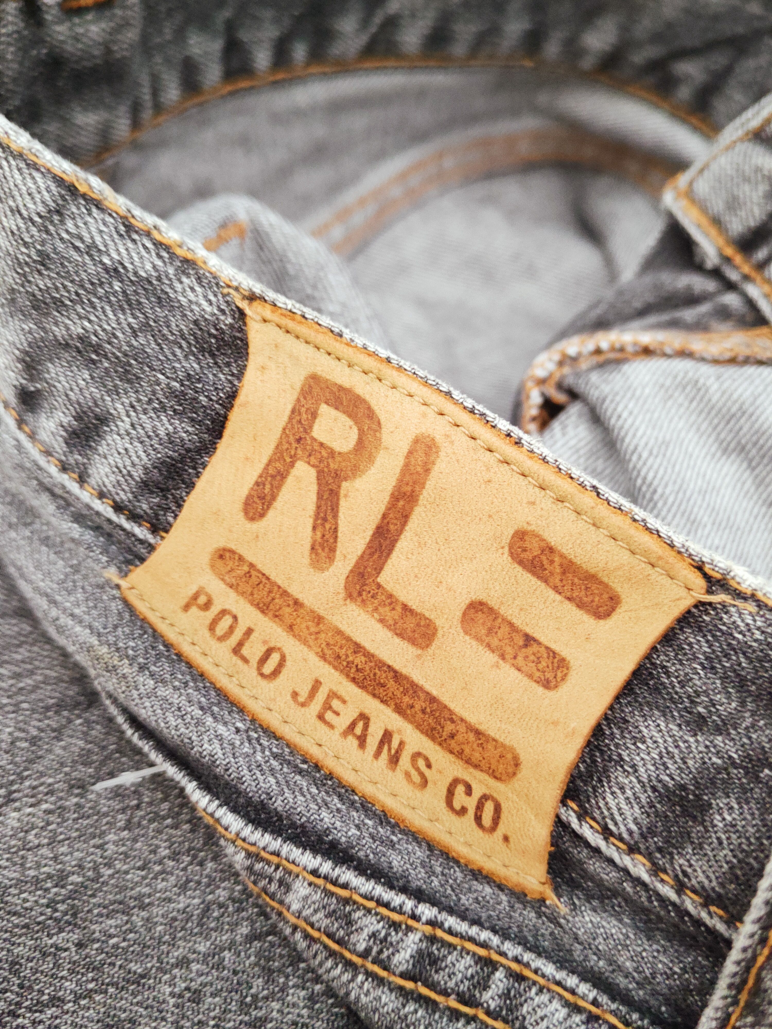 Polo Ralph Lauren R.Lauren Black Faded Distressed Ripped Jeans #W935 Size US 31 - 14 Thumbnail