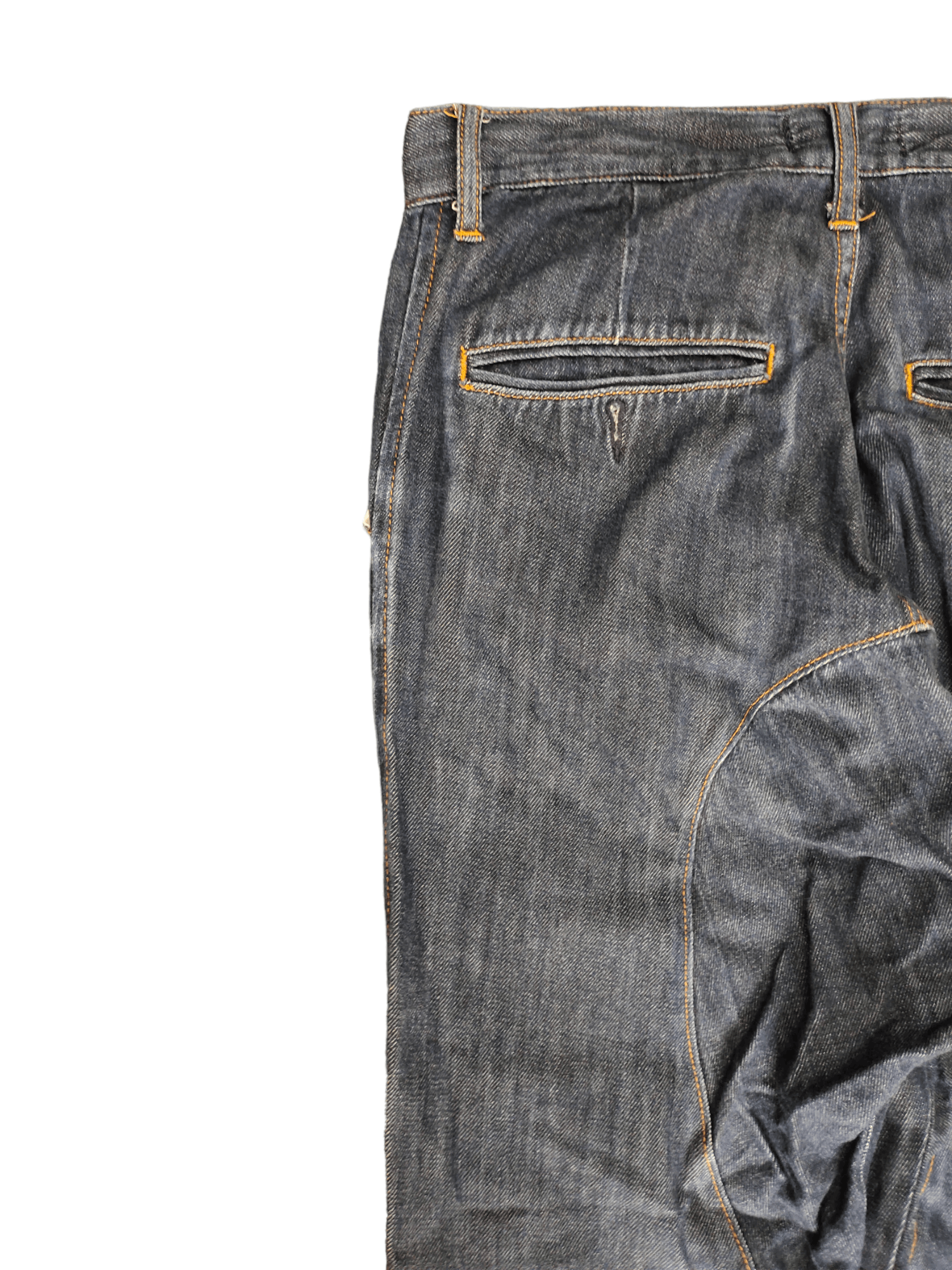 Zucca Zucca Issey Miyake Drop Crotch Comfort Denim Pants Size US 30 / EU 46 - 5 Thumbnail