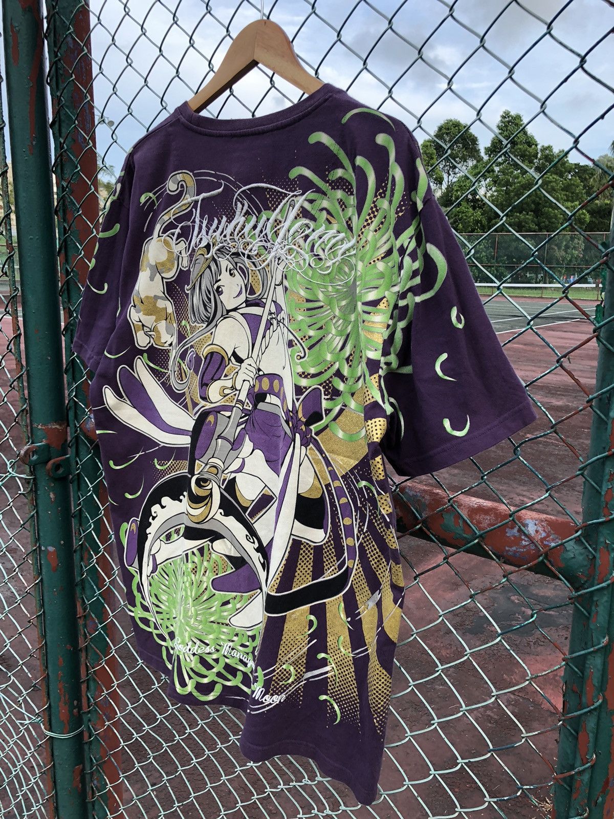 Japanese Brand 💥RARE💥Vintage OVP Sukajan Anime X Sexy Girl Tshirt Size US XXL / EU 58 / 5 - 5 Thumbnail