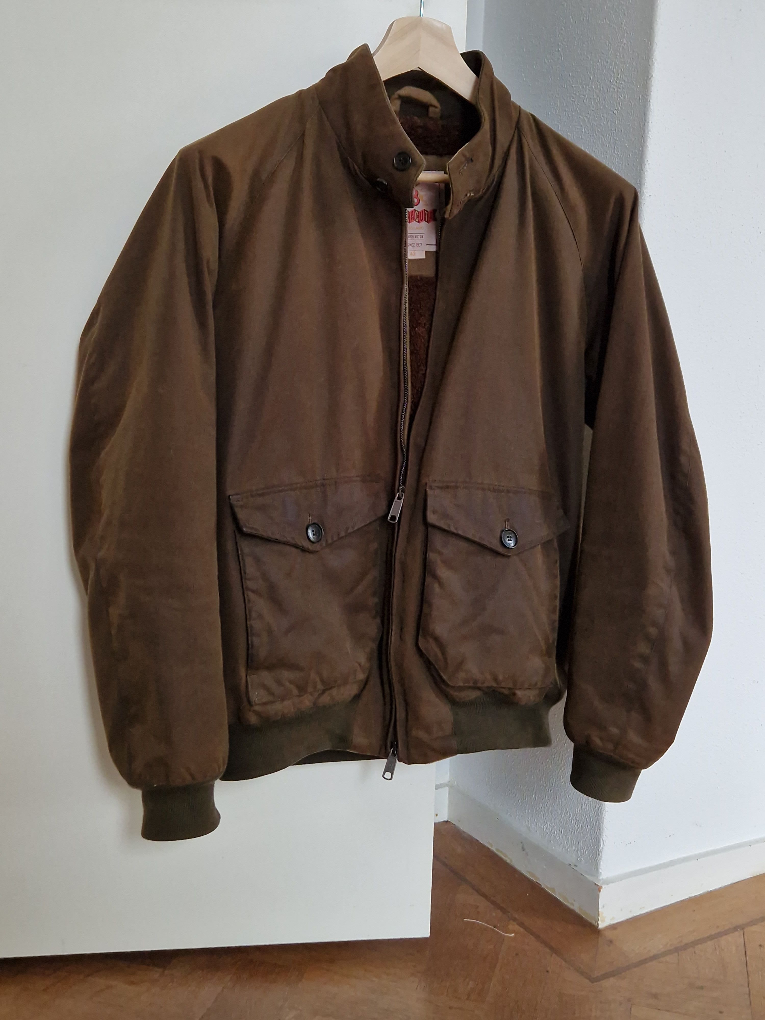 Baracuta G9 Waxed Deep Moss (fits M-L) cf. Barbour Size US L / EU 52-54 / 3 - 1 Thumbnail