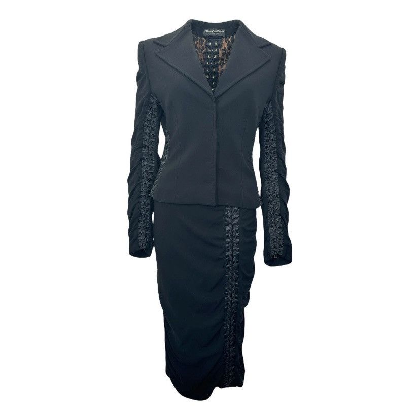 Dolce&Gabbana completo blazer e gonna allacciatura corsetto.