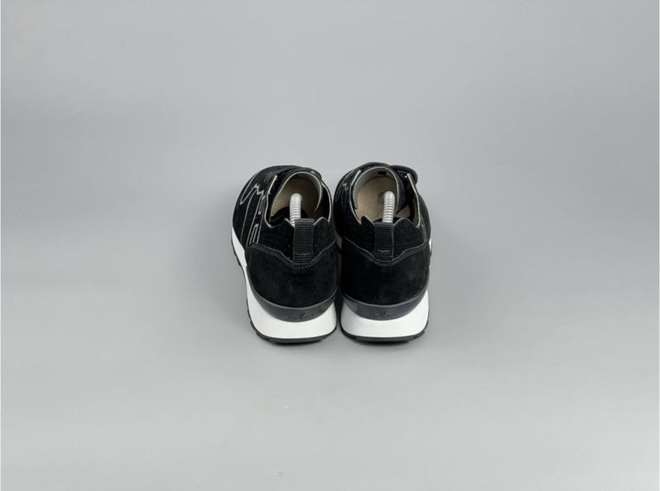 Hogan Hogan Women's Black Suede Sneakers Size 40 Size US 9 / IT 39 - 3 Thumbnail