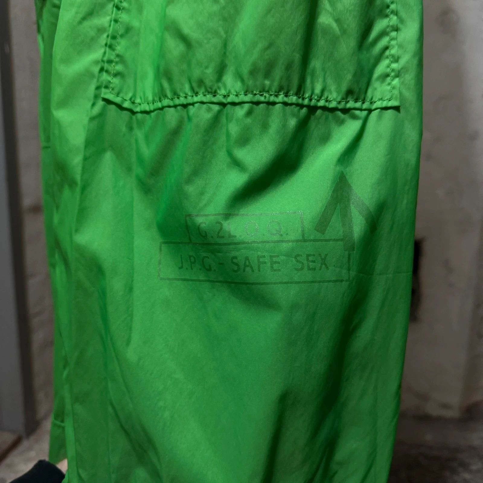 Jean Paul Gaultier S/S 1996 Jean Paul Gaultier „Safe Sex“ nylon jumpsuit Size US M / EU 48-50 / 2 - 4 Thumbnail