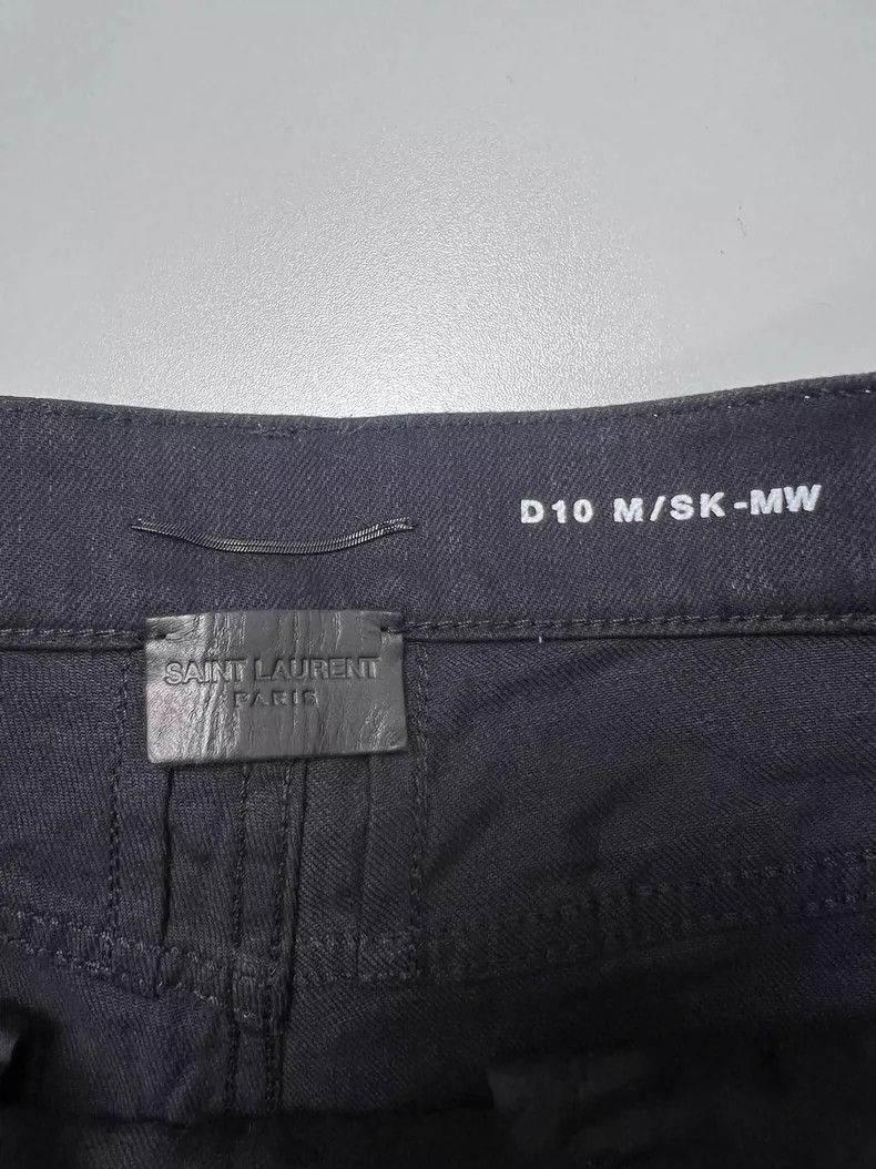 Saint Laurent Paris Saint Laurent 16fwD10 Basic Fringed Raw Jeans 2504-Nextarro Size US 28 / EU 44 - 3 Thumbnail