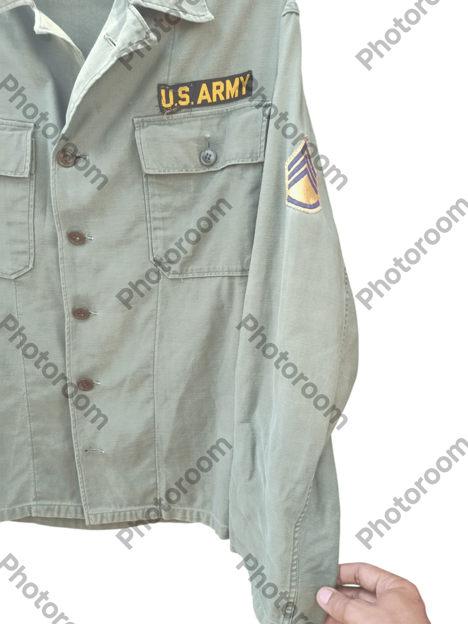 Vintage Vintage Og107 Army Jacket 1950 Size US L / EU 52-54 / 3 - 3 Thumbnail