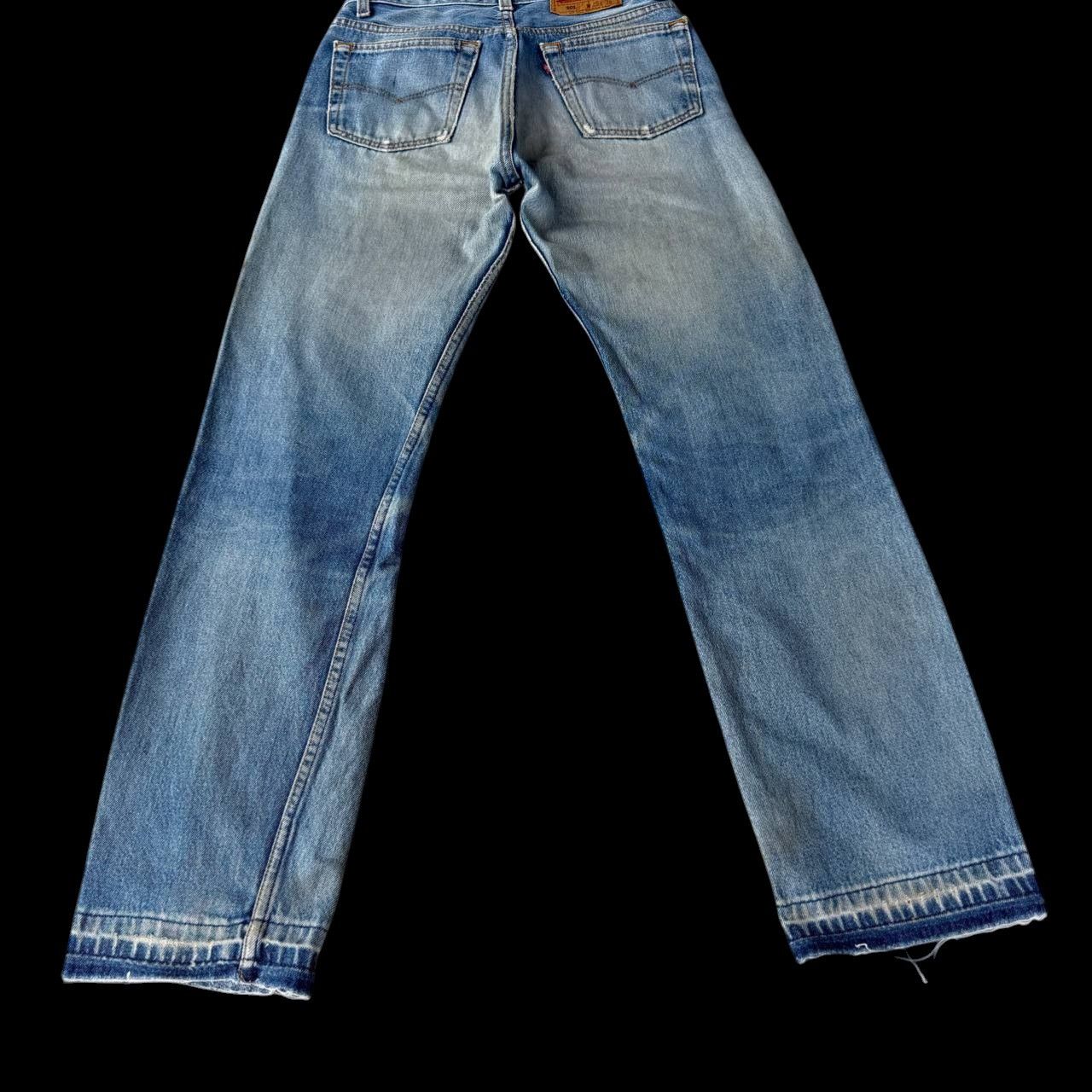 Levi's VTG LEVIS 501 YEARS 93 DISTRESSED DENIM KURT COBAIN STYLE Size US 28 / EU 44 - 11 Thumbnail