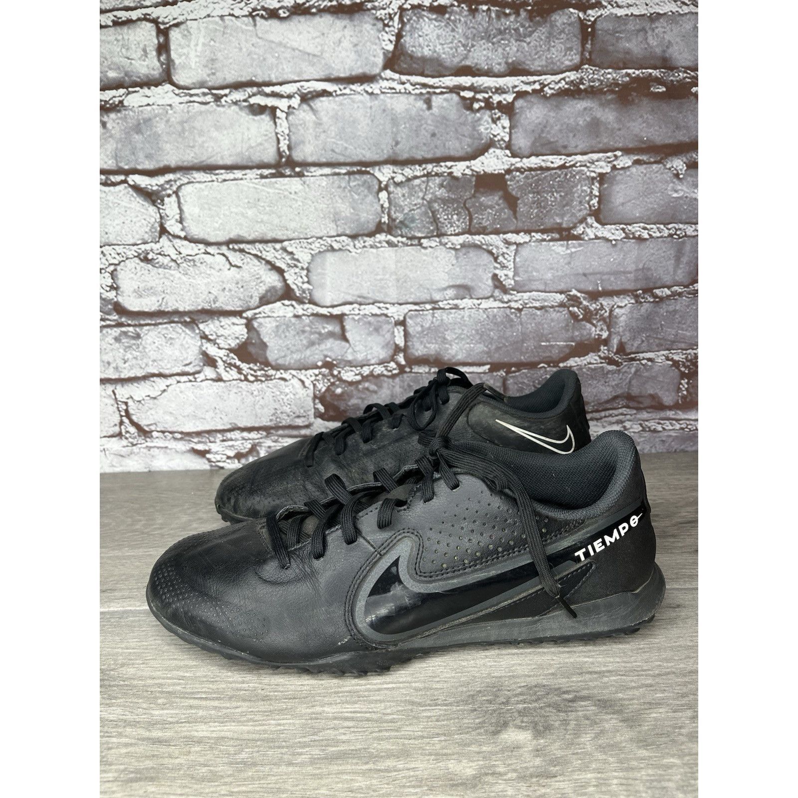 Nike Nike Tiempo Legend 9 Academy TF Black Grey Soccer Shoes Men Size US 8.5 / EU 41-42 - 16 Thumbnail