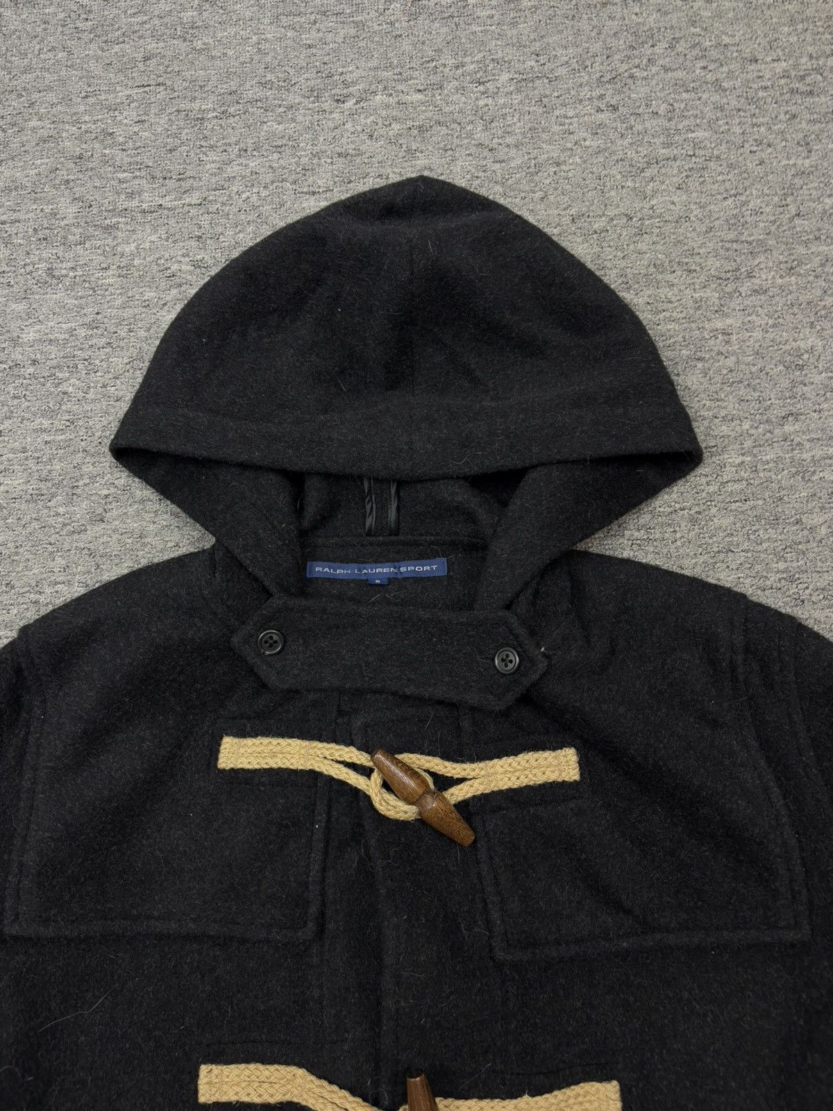 Ralph Lauren Vintage Ralph Lauren Sports Duffle Coat Wool Size US L / EU 52-54 / 3 - 2 Thumbnail