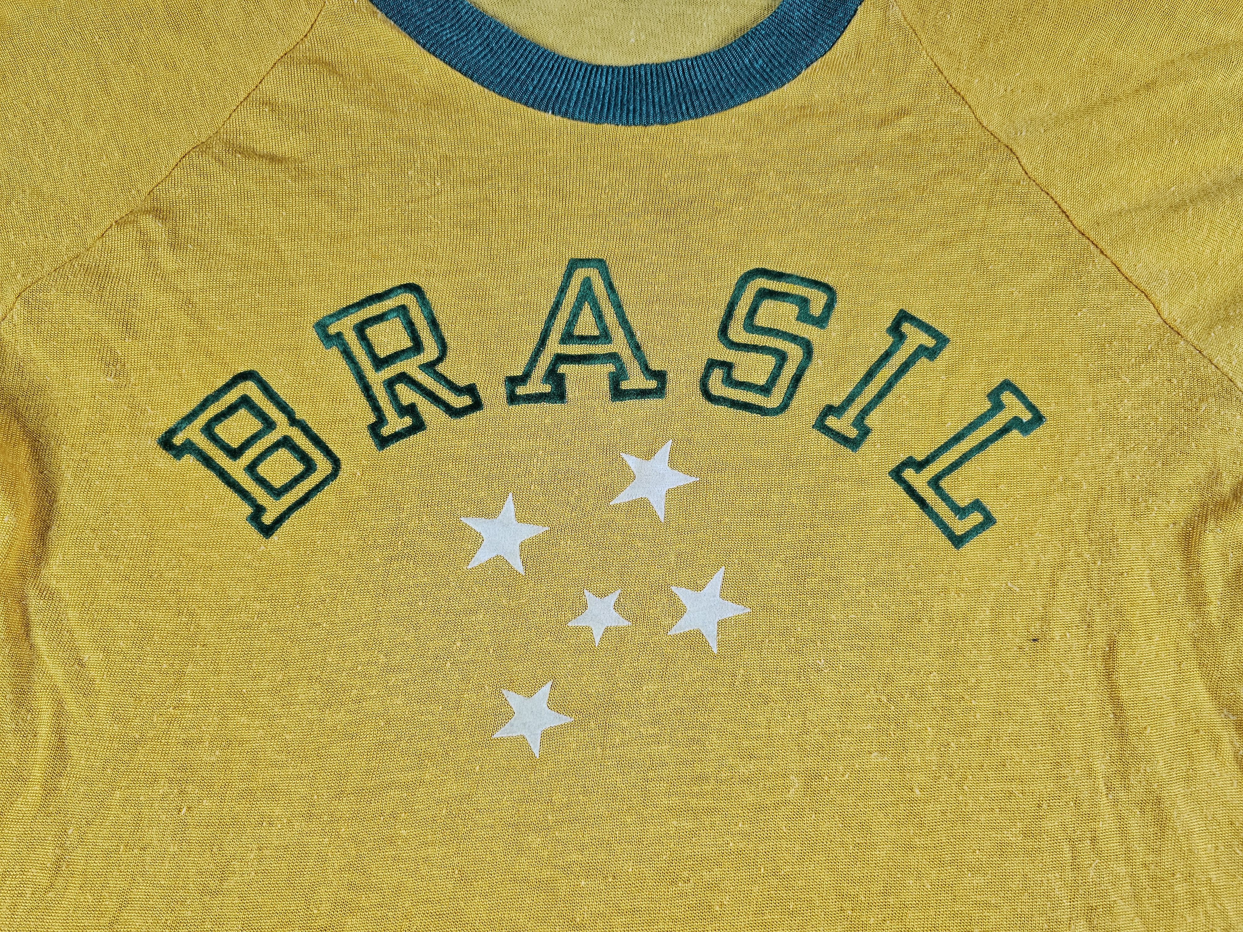 Penalty Rare 80s Brazil Penalty Soccer Jersey Crop Boxy Fit M Size M / US 6-8 / IT 42-44 - 3 Thumbnail