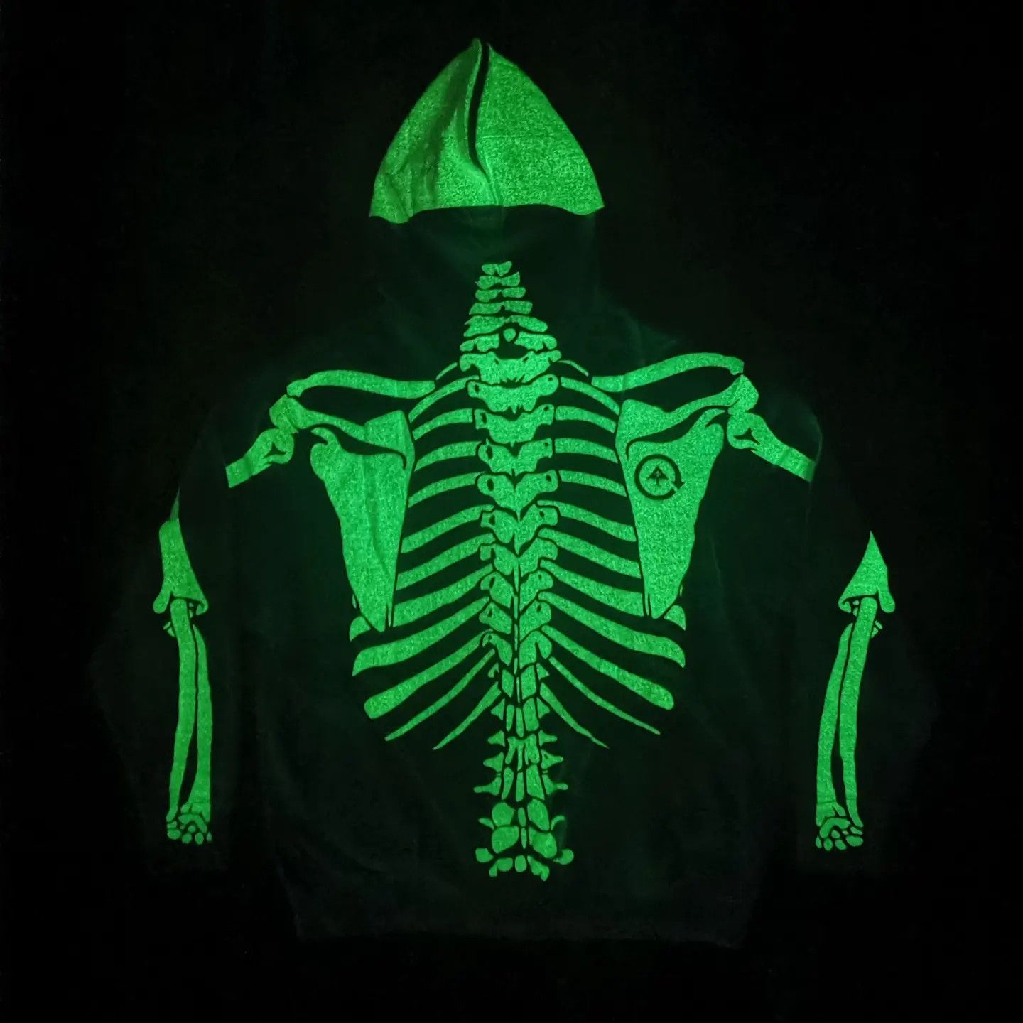 LRG LRG Dead Serious Skeleton Full Zip Up Hoodie Size US L / EU 52-54 / 3 - 4 Thumbnail