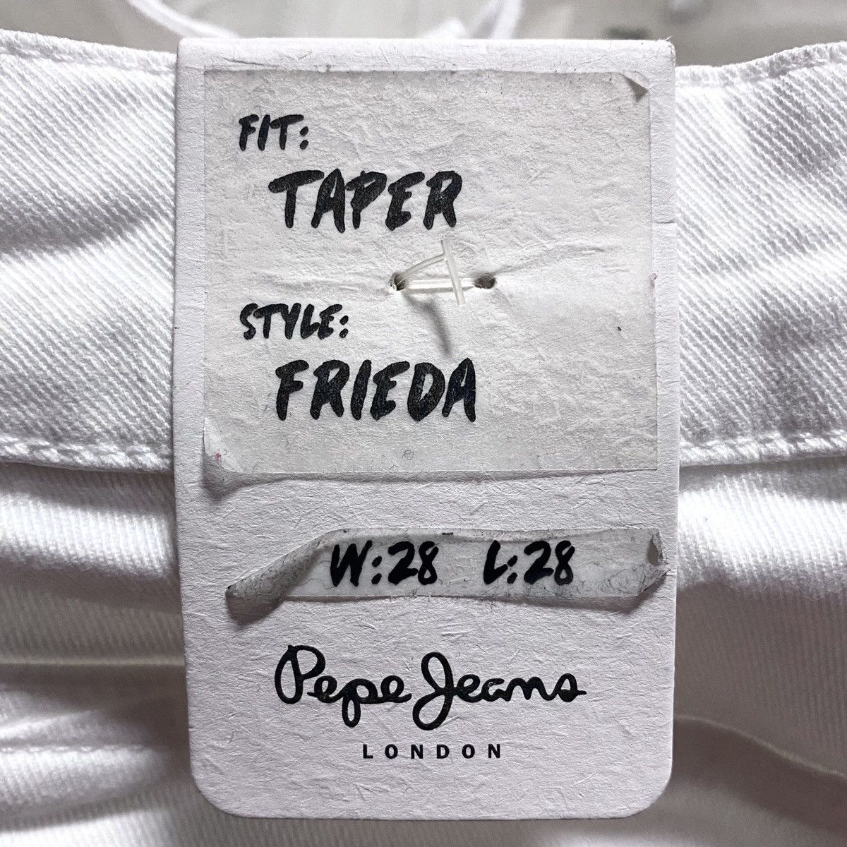 Pepe Jeans NWT Women’s Pepe Jeans Frieda Tapered Regular Stitched Denim Size 28" / US 6 / IT 42 - 24 Thumbnail