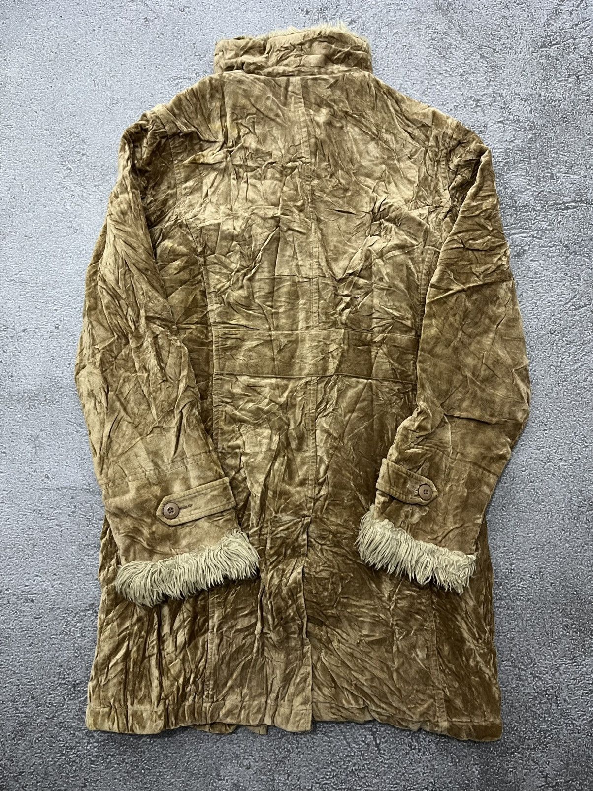 Mossimo 2000s Mossimo Sport Suede Faux Fur Long Jacket Size US M / EU 48-50 / 2 - 5 Thumbnail