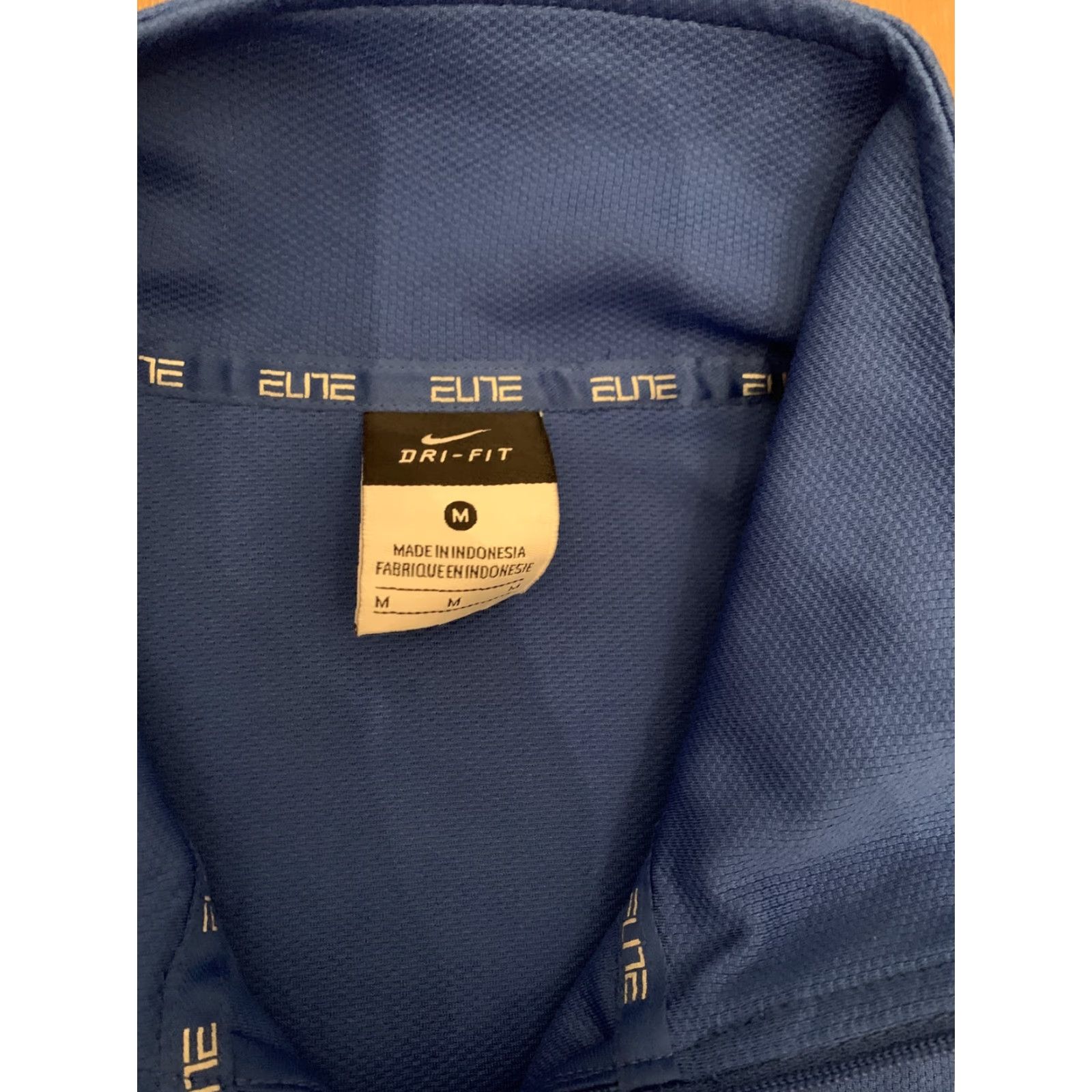 Nike VINTAGE Nike Dri-Fit Elite Quarter Zip Shirt University of Florida Gators Men XL Blue/Gray 1/4 Zip UF Football/Gators Mens Size US XL / EU 56 / 4 - 4 Thumbnail
