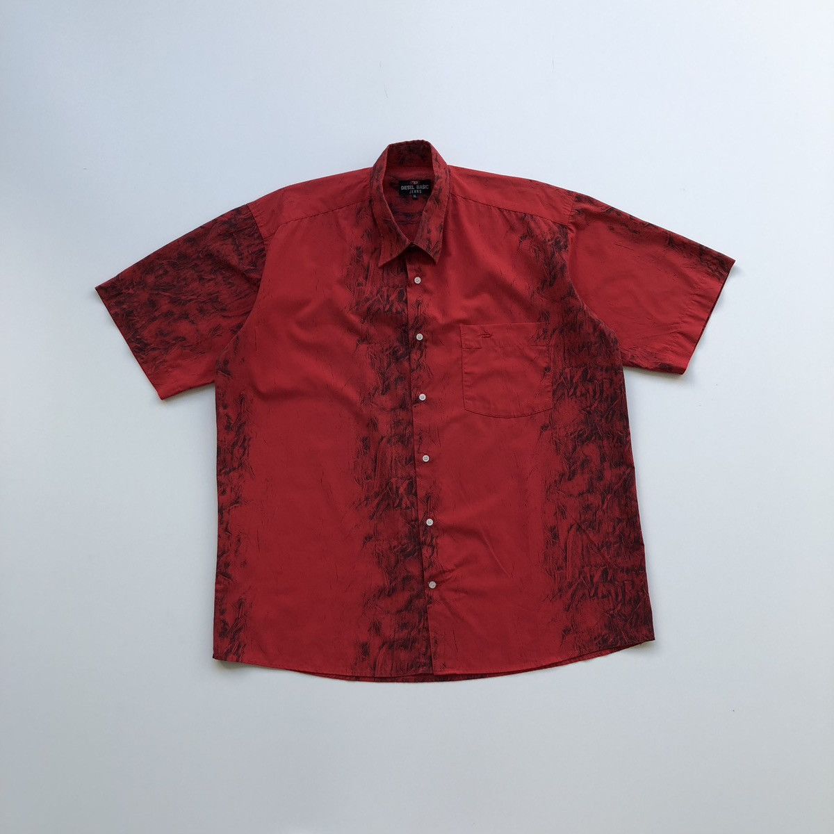 Diesel × Vintage Diesel Basic Jeans Dragon Printed Button Ups Vintage Shirt Size US XL / EU 56 / 4 - 1 Thumbnail