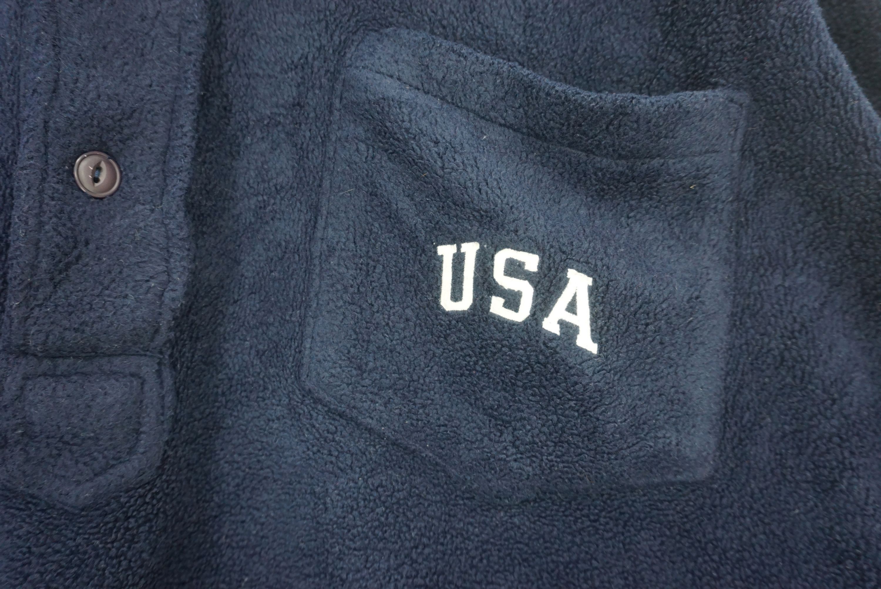 Polo Ralph Lauren Vintage Polo USA Fleece Shirt Polo Sport Baggy Throwshirt Size US M / EU 48-50 / 2 - 6 Thumbnail