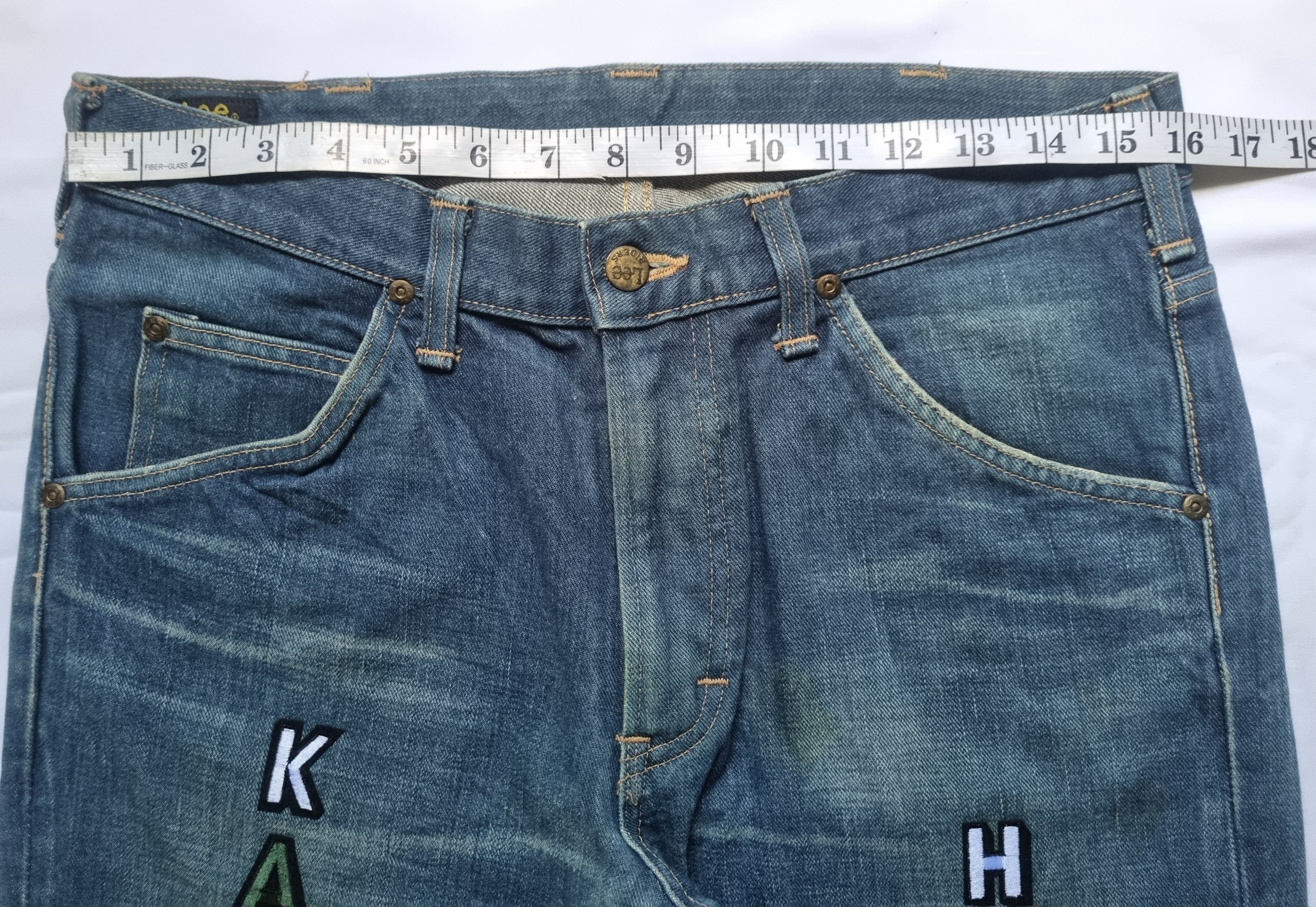 Katharine Hamnett London × Lee Lee Riders Sanforized For Katherine Hamnett Denim Jeans Size US 32 / EU 48 - 3 Thumbnail