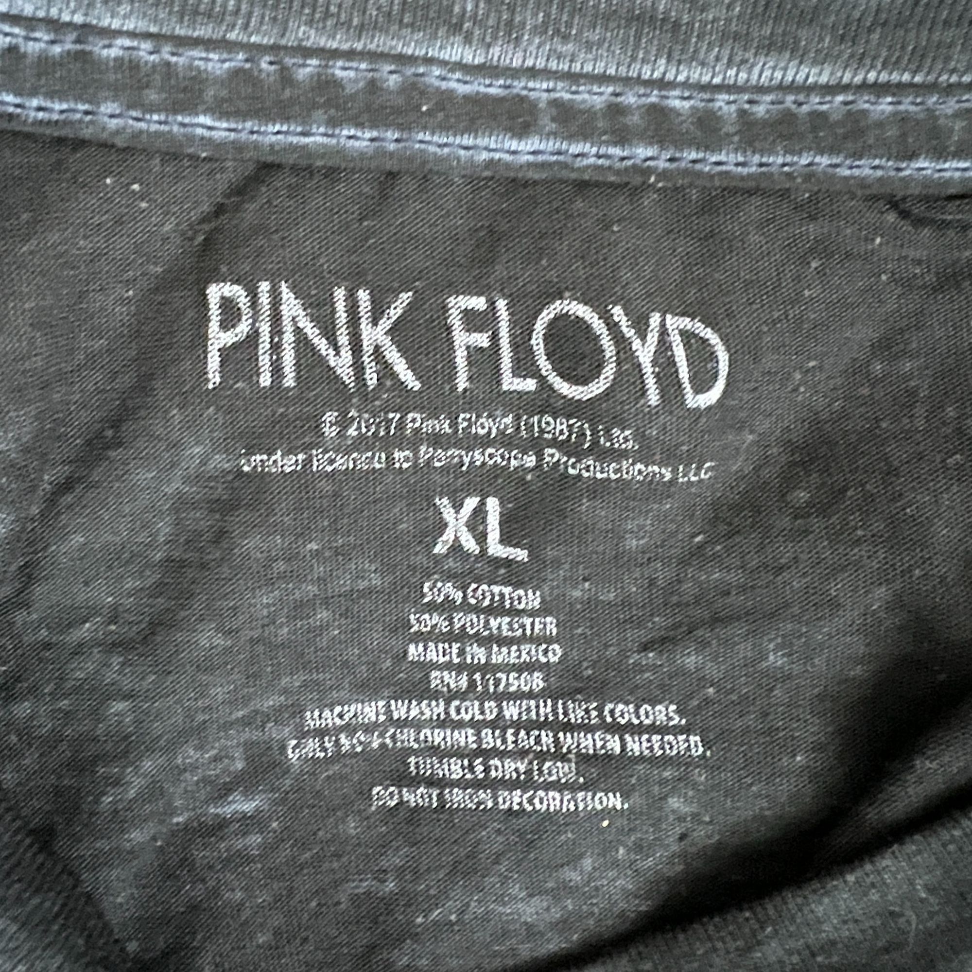 Band Tees Pink Floyd Dark Side Of The Moon Lightweight Burnout Materia Size US XL / EU 56 / 4 - 4 Thumbnail