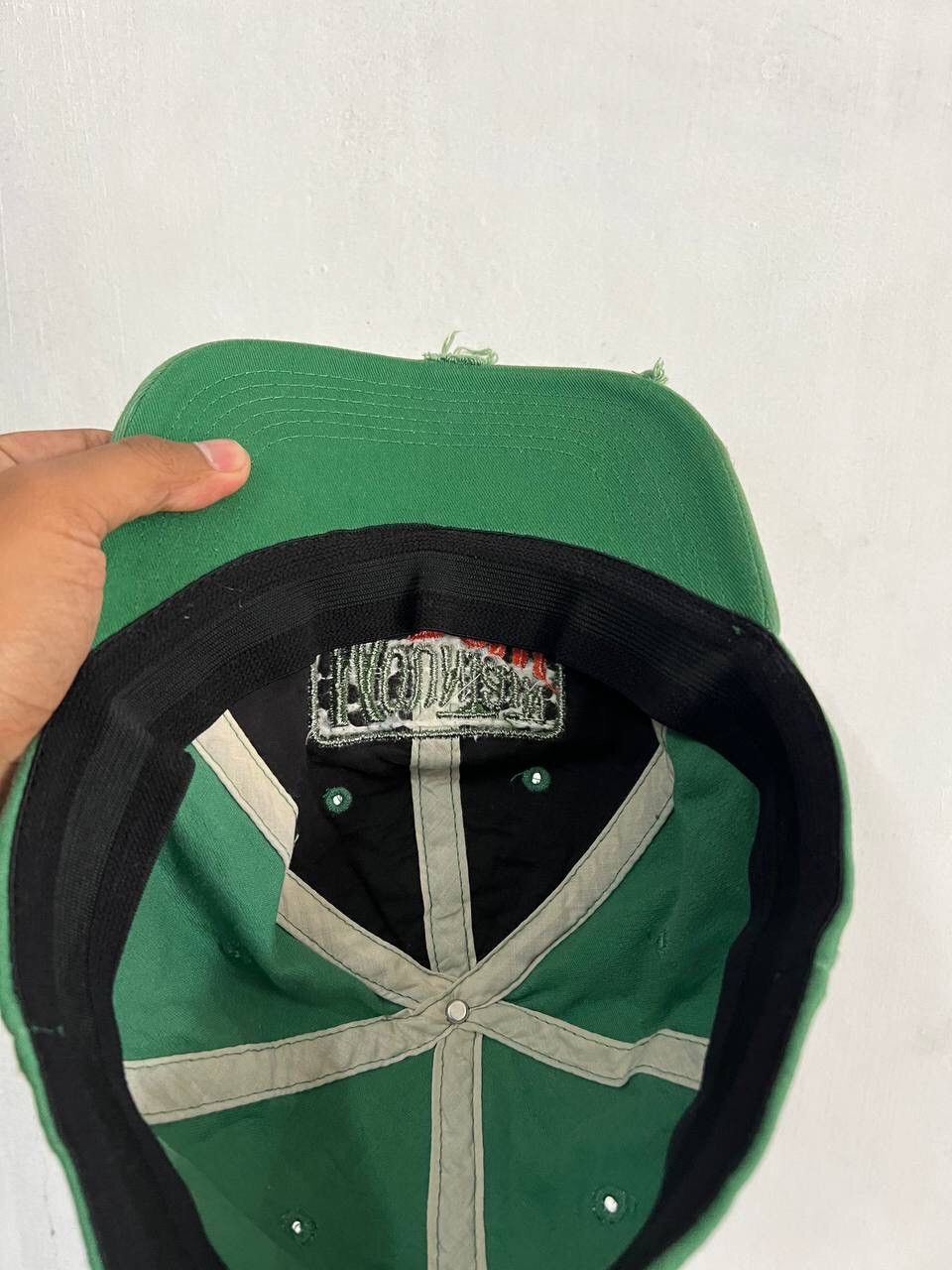 Mountain Dew Mountain Dew Distressed Fitted Hat Size ONE SIZE - 10 Thumbnail