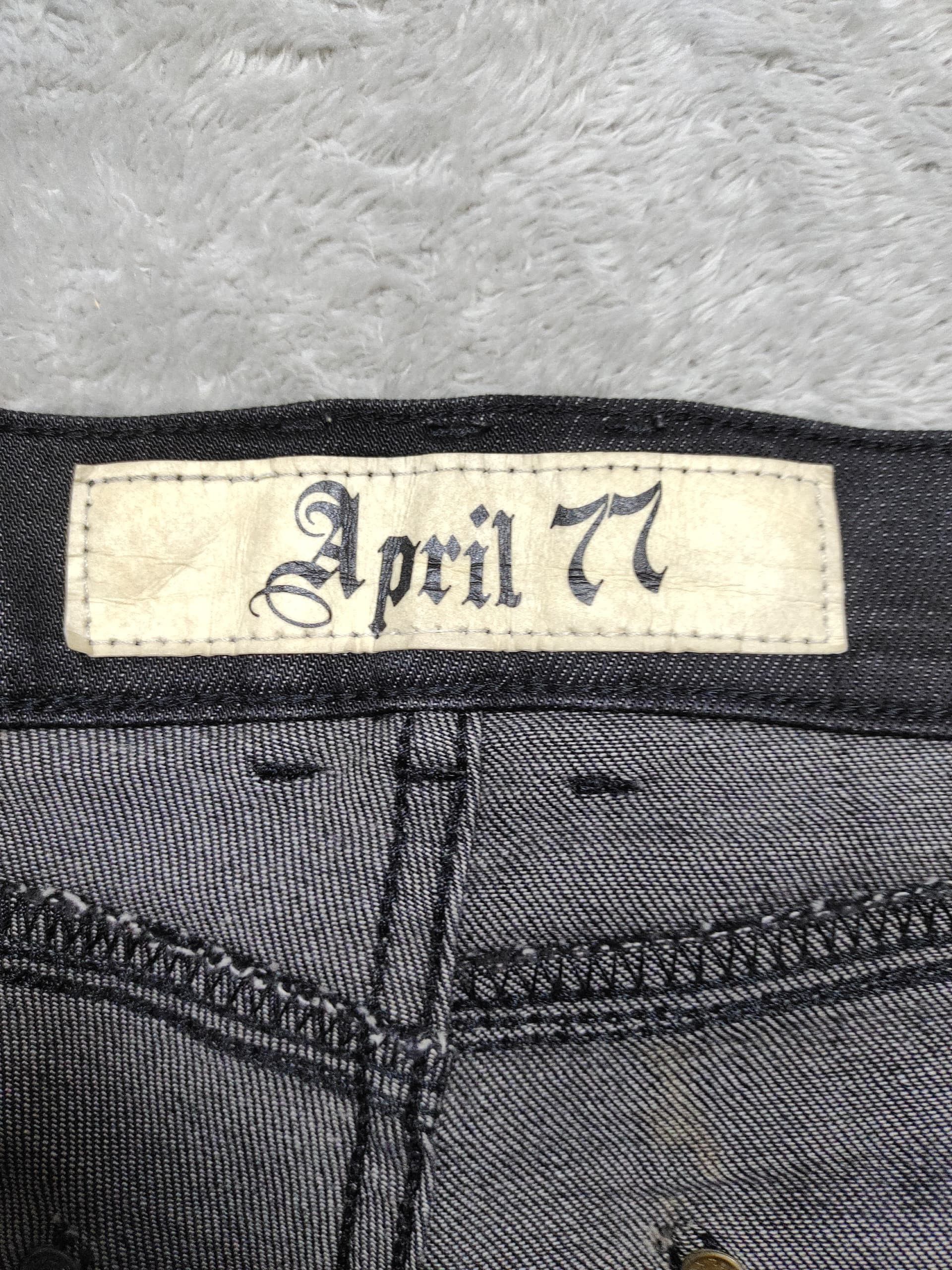 April 77 APRIL 77 RIPPED SKINNY BLACK JEANS Size 28" / US 6 / IT 42 - 9 Thumbnail