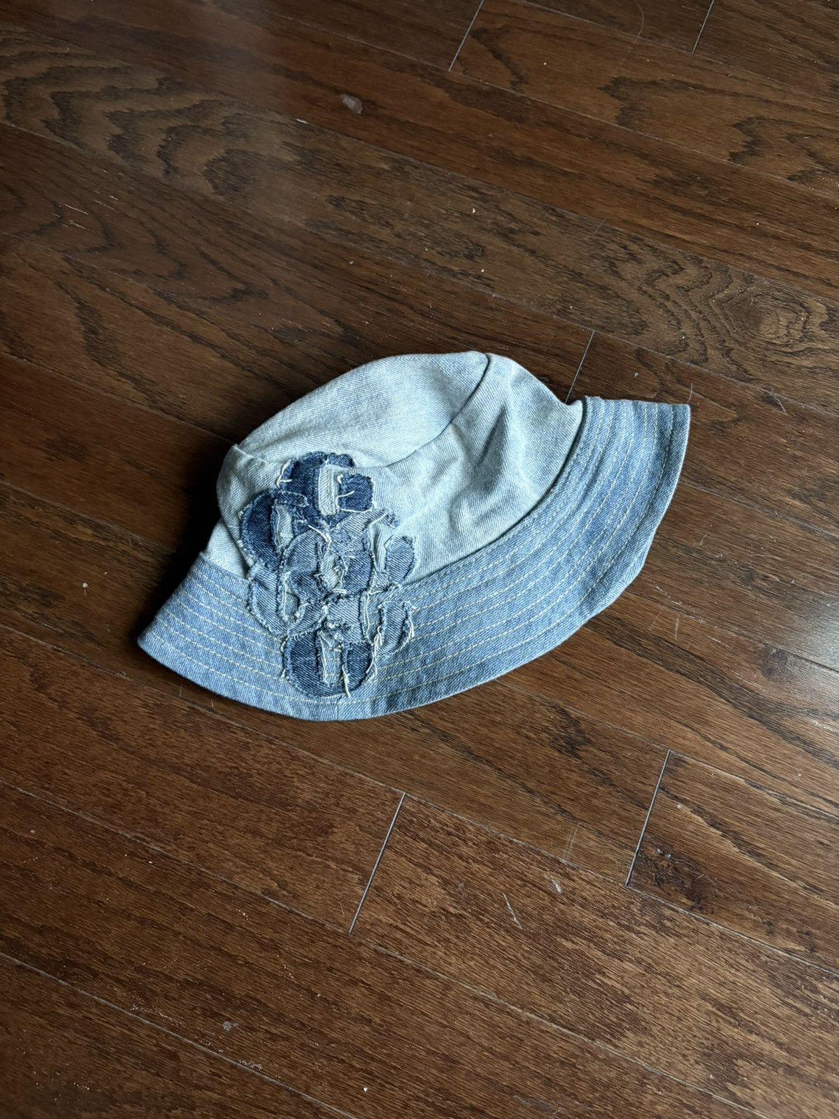 Gallery Dept. Gallery Dept. Blue Recycled Denim Roadman Bucket Hat