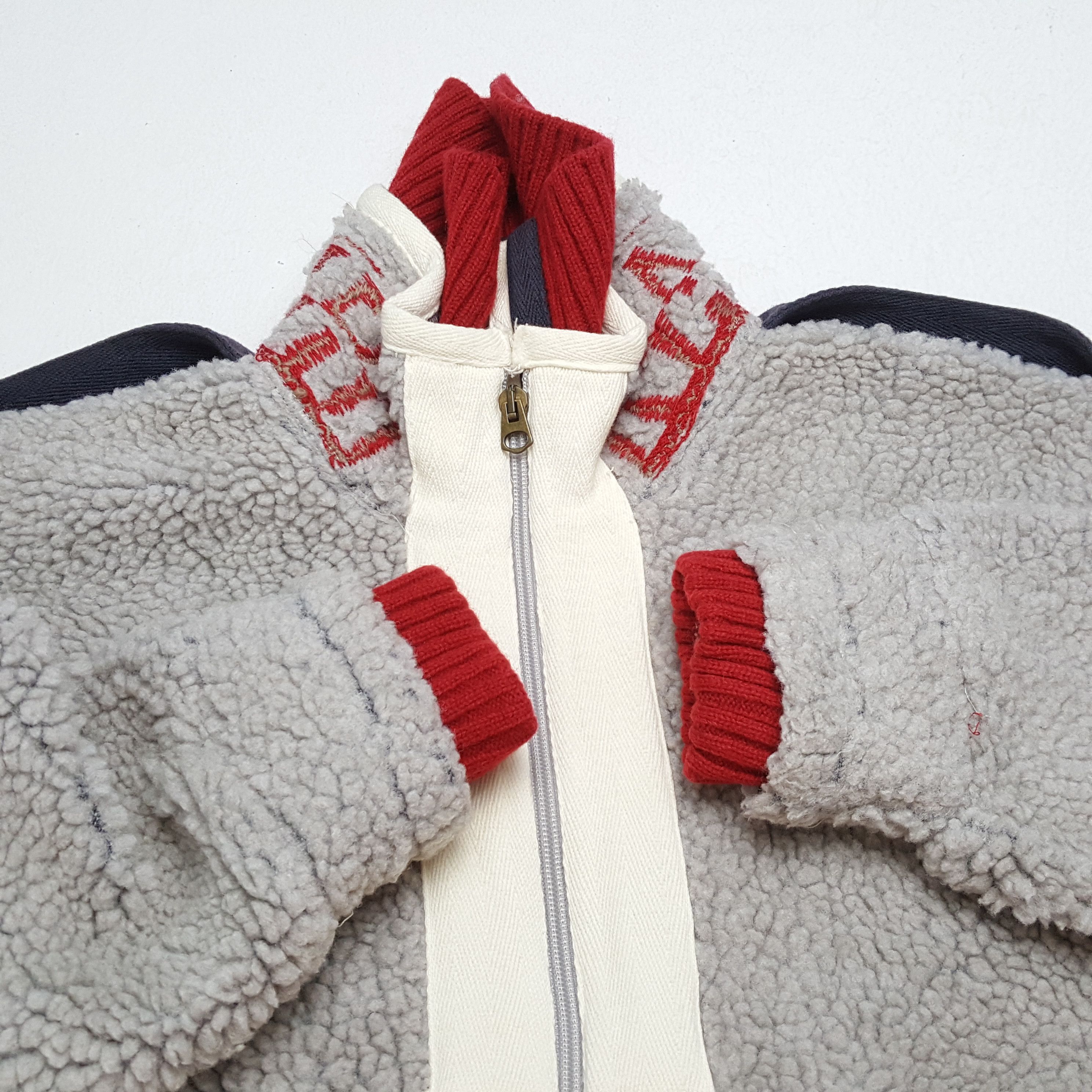 Napapijri × Vintage Vintage NAPAPIJRI Outdoor Style Sherpa Jacekt Size US M / EU 48-50 / 2 - 10 Thumbnail