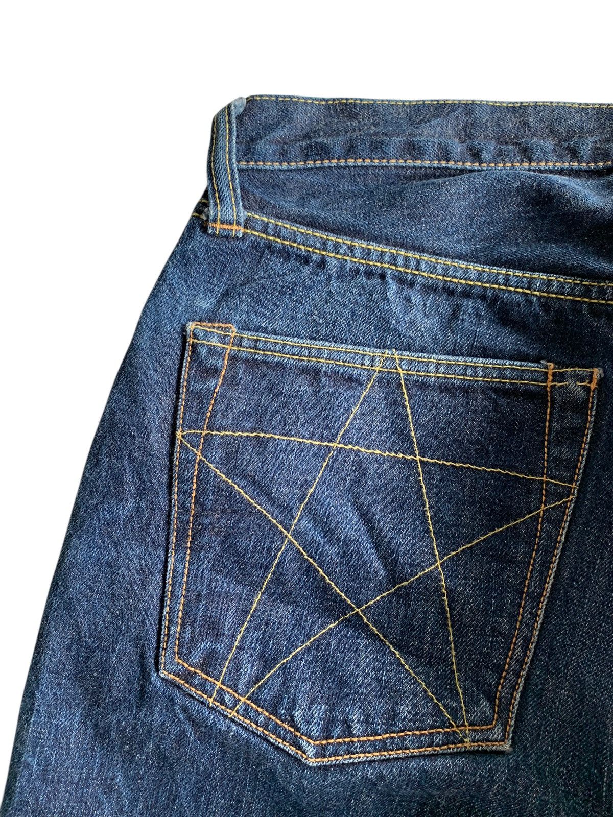Sugar Cane VINTAGE SUGAR CANE’S STAR SELVEDGE BUTTON FLY JAPANESE DENIM Size US 32 / EU 48 - 7 Thumbnail
