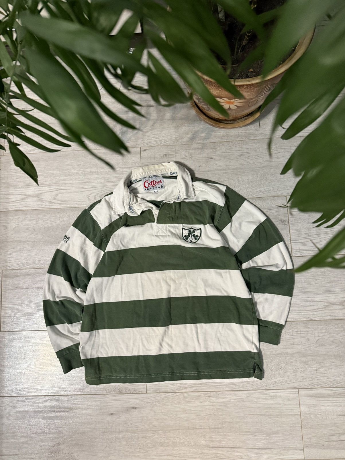 Cotton Traders Vintage Ireland cotton traiders Rugby jersey shirt Size US L / EU 52-54 / 3 - 1 Thumbnail