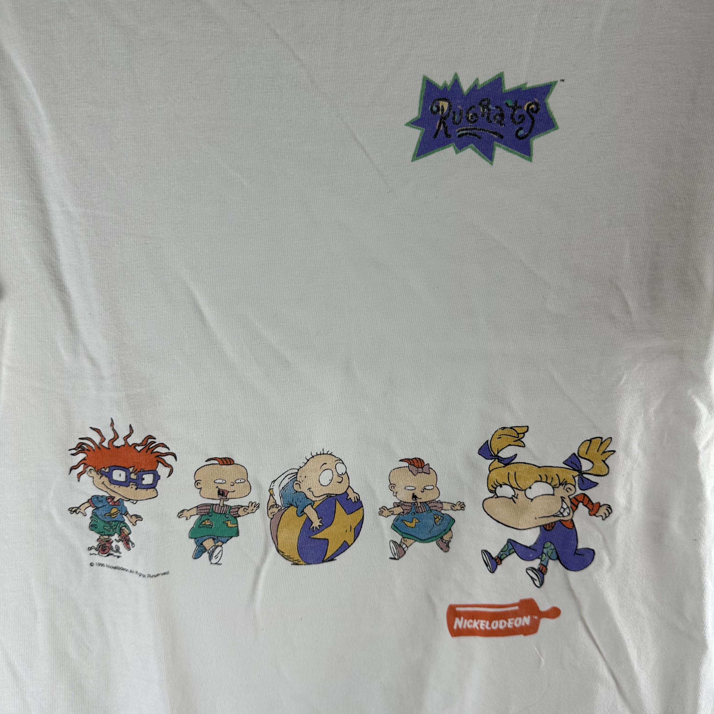 Vintage ​Vintage 1995 Rugrats Nickelodeon Cartoon Promo T-shirt Size US M / EU 48-50 / 2 - 2 Thumbnail