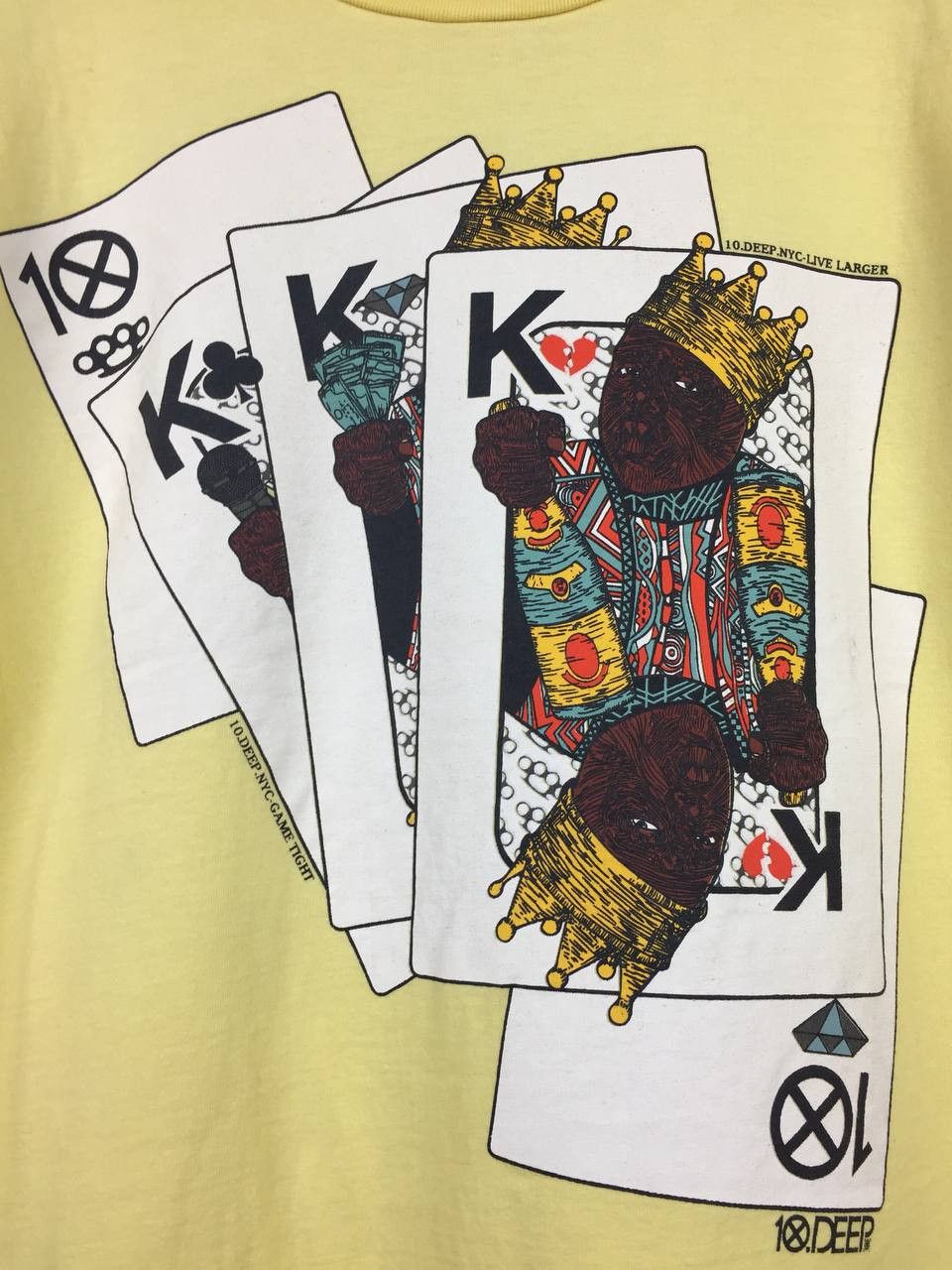 10 Deep 10 Deep NYC Live Larger King of Deck Notorious B.I.G Tee Size US XL / EU 56 / 4 - 4 Thumbnail