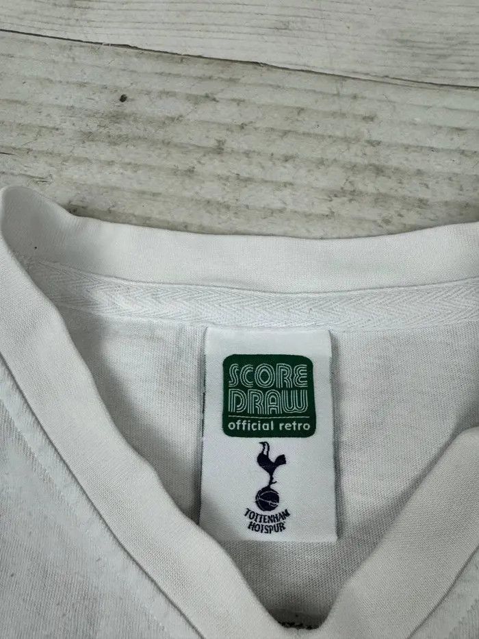 Vintage Score Draw Tottenham Hotspur 1960 1962 Home Shirt Jersey Size US XL / EU 56 / 4 - 4 Thumbnail