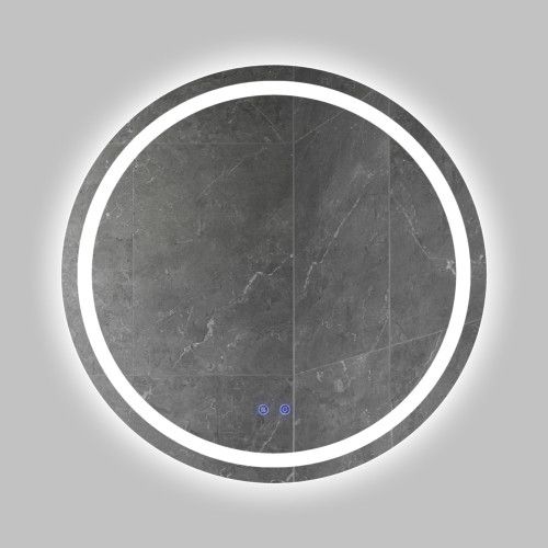 Designer × Homemade 32 x 32 Inch Round Frameless LED Illuminated Bathroom Mirror Size US L / EU 52-54 / 3 - 1 Thumbnail