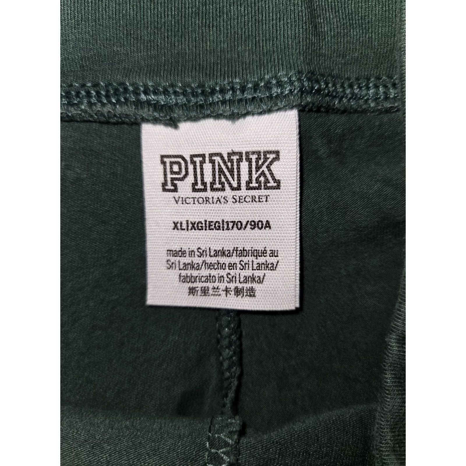 Victoria's Secret Nike Womens Pink Victoria'S Secret Leggings XL Ankle Stretch Logo Activity Yoga Gym Wear Size 40" / US 18 - 2 Thumbnail