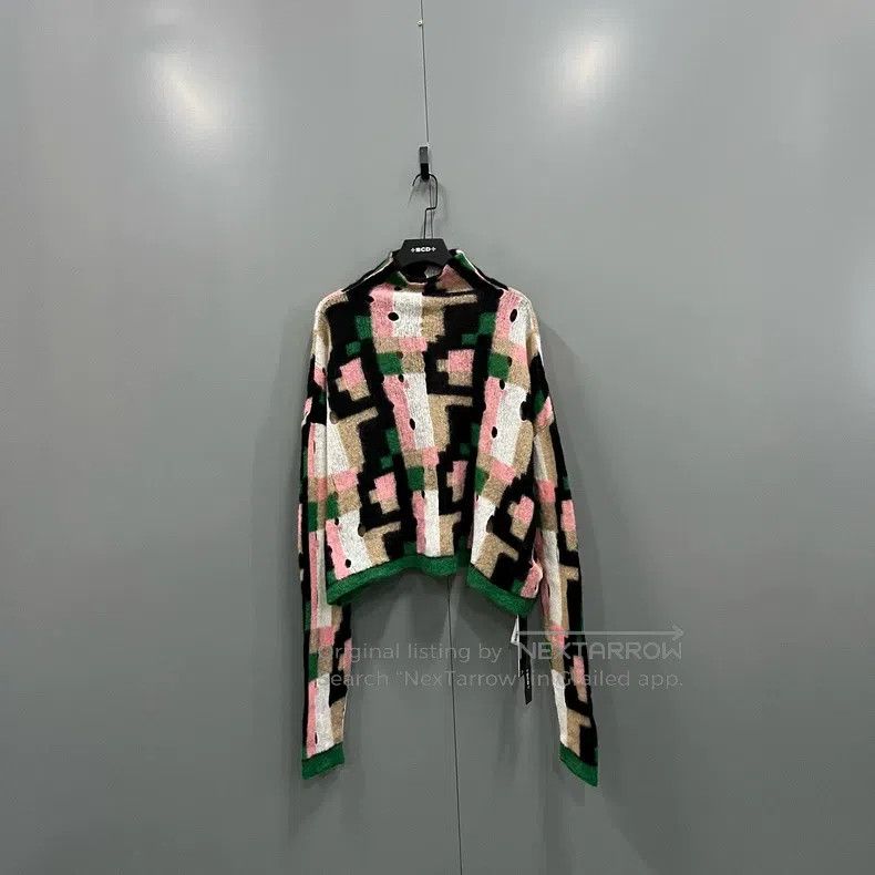 Loewe Color-block geometric knitwear