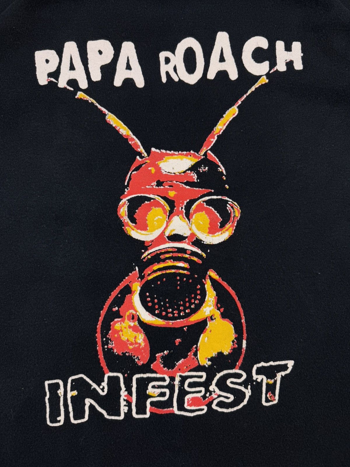 Band Tees × Vintage Vintage 00s Papa Roach infest graphic band tee boxy fit Size US S / EU 44-46 / 1 - 7 Thumbnail
