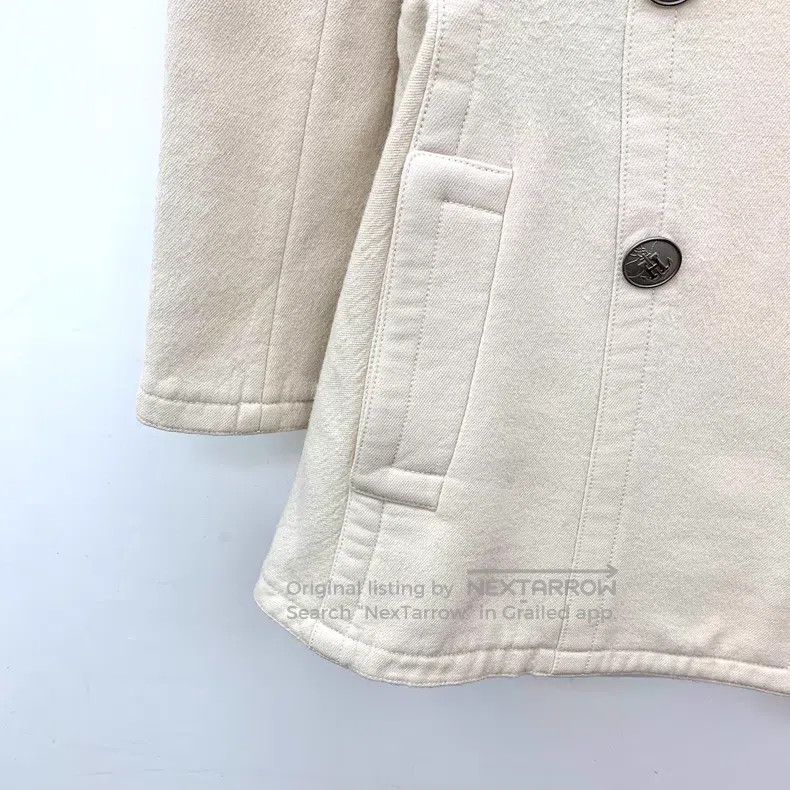 Hermes Hermes White wool collar double-breasted long-sleeved coat Size XS / US 0-2 / IT 36-38 - 4 Thumbnail