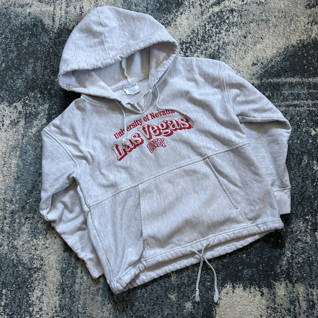 Champion UNLV HEATHER ASH GREY REVERSE WEAVE WORDMARK LOGO HOODiE Size M / US 6-8 / IT 42-44 - 20 Thumbnail