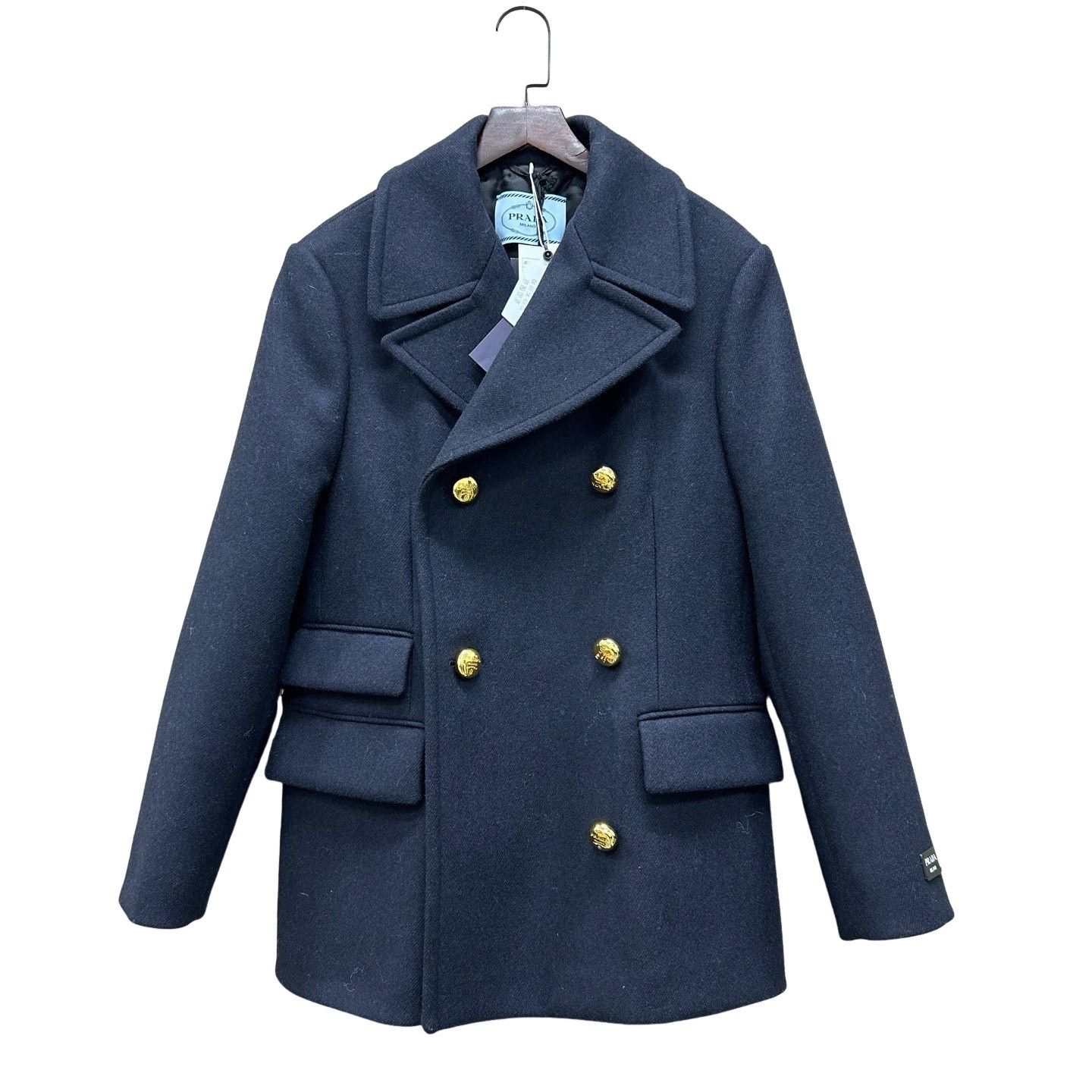 Prada Prada Wool Pea Coat Size 40 Size S / US 4 / IT 40 - 1 Thumbnail