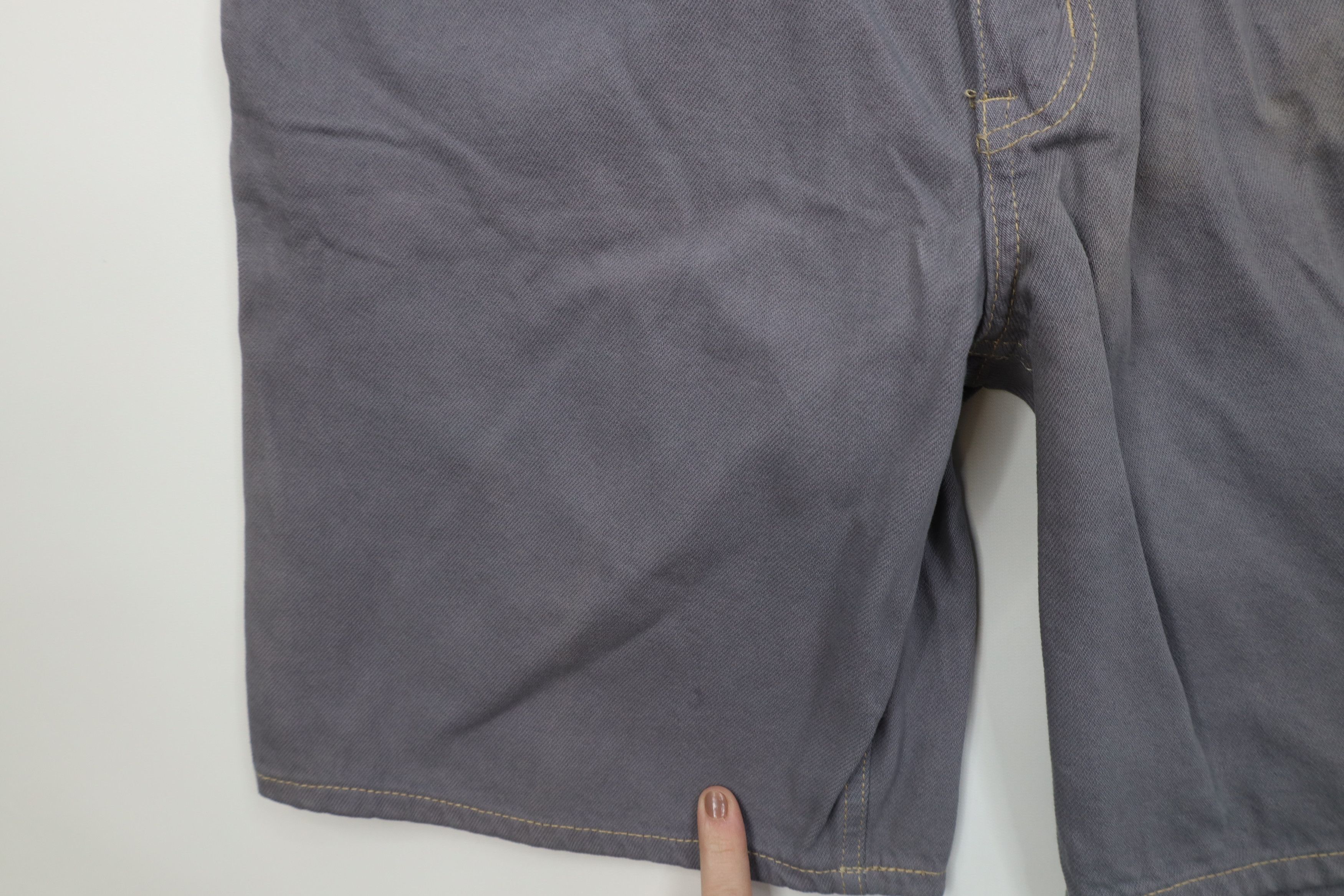 Vintage Vintage 90s Streetwear Relaxed Fit Above Knee Denim Shorts Size US 34 / EU 50 - 5 Thumbnail