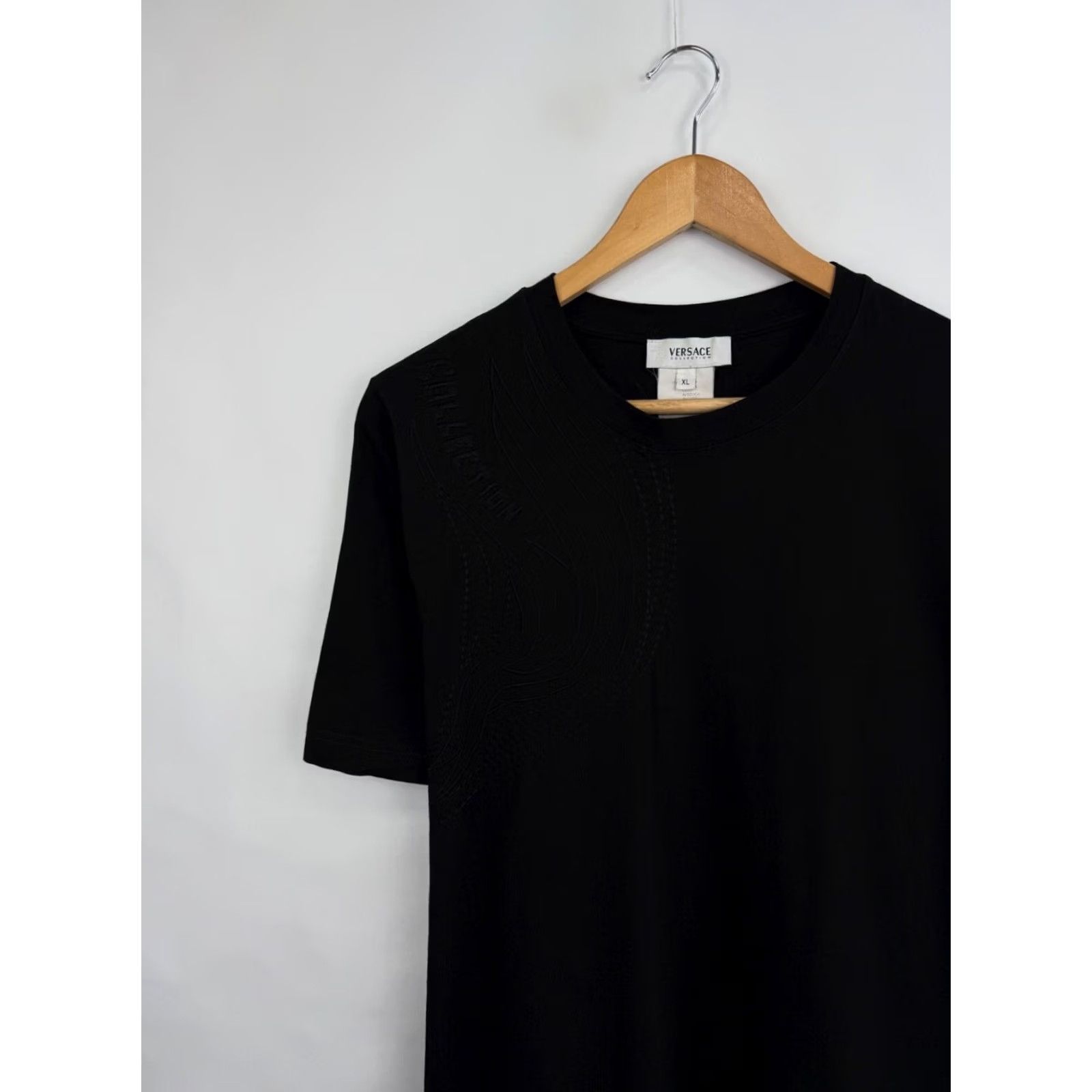 Versace VINTAGE Versace T-Shirt 90s Collection XL Black Mens Short Sleeve Y2K Rare Size XL Size US XL / EU 56 / 4 - 4 Thumbnail