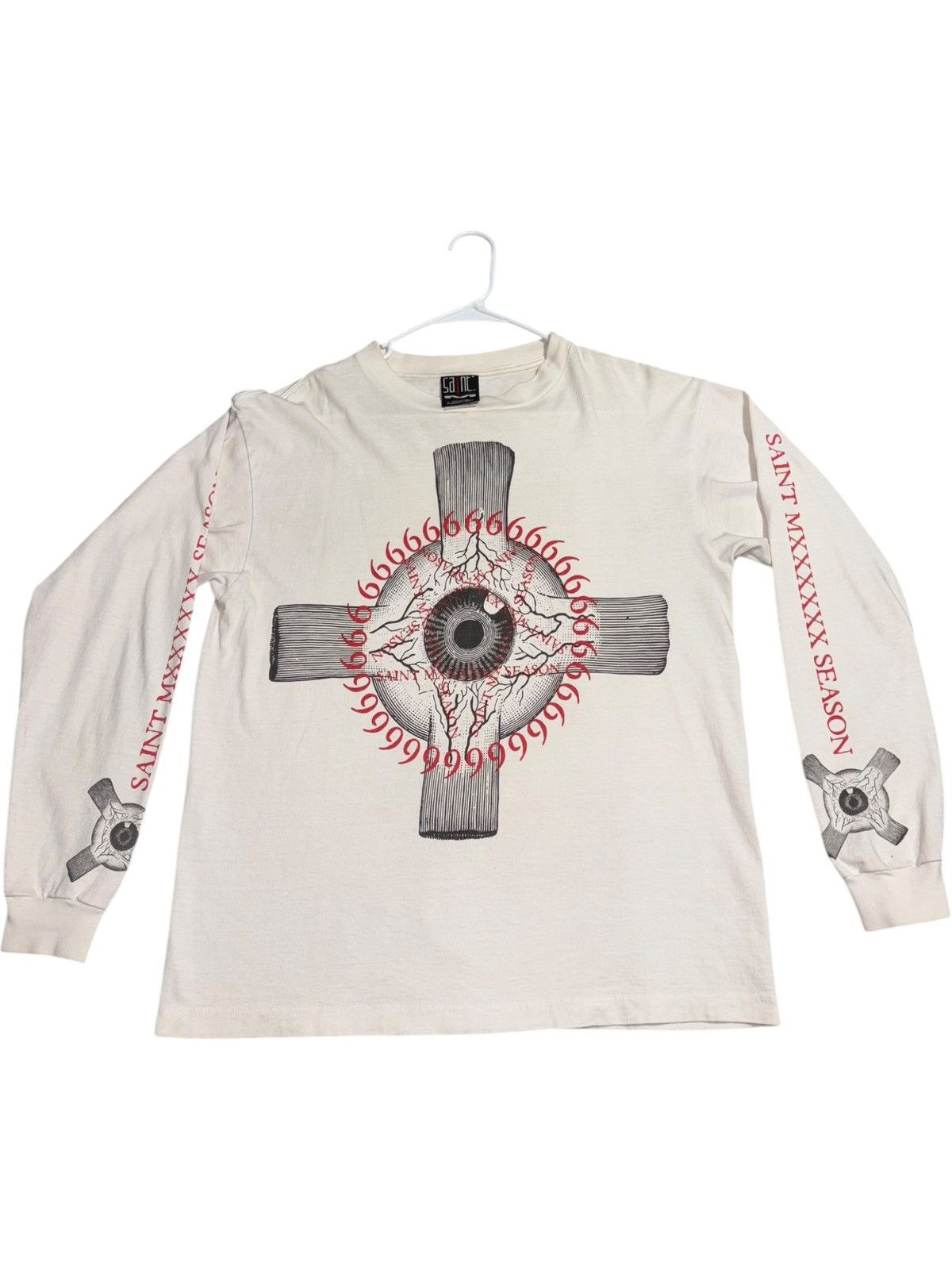 SAINT M×××××× 25SS SAINT 666 LS TEE L SAINT M×××××× - セントマイケル25SS SAINT 666 LS TEE(SM-HR8