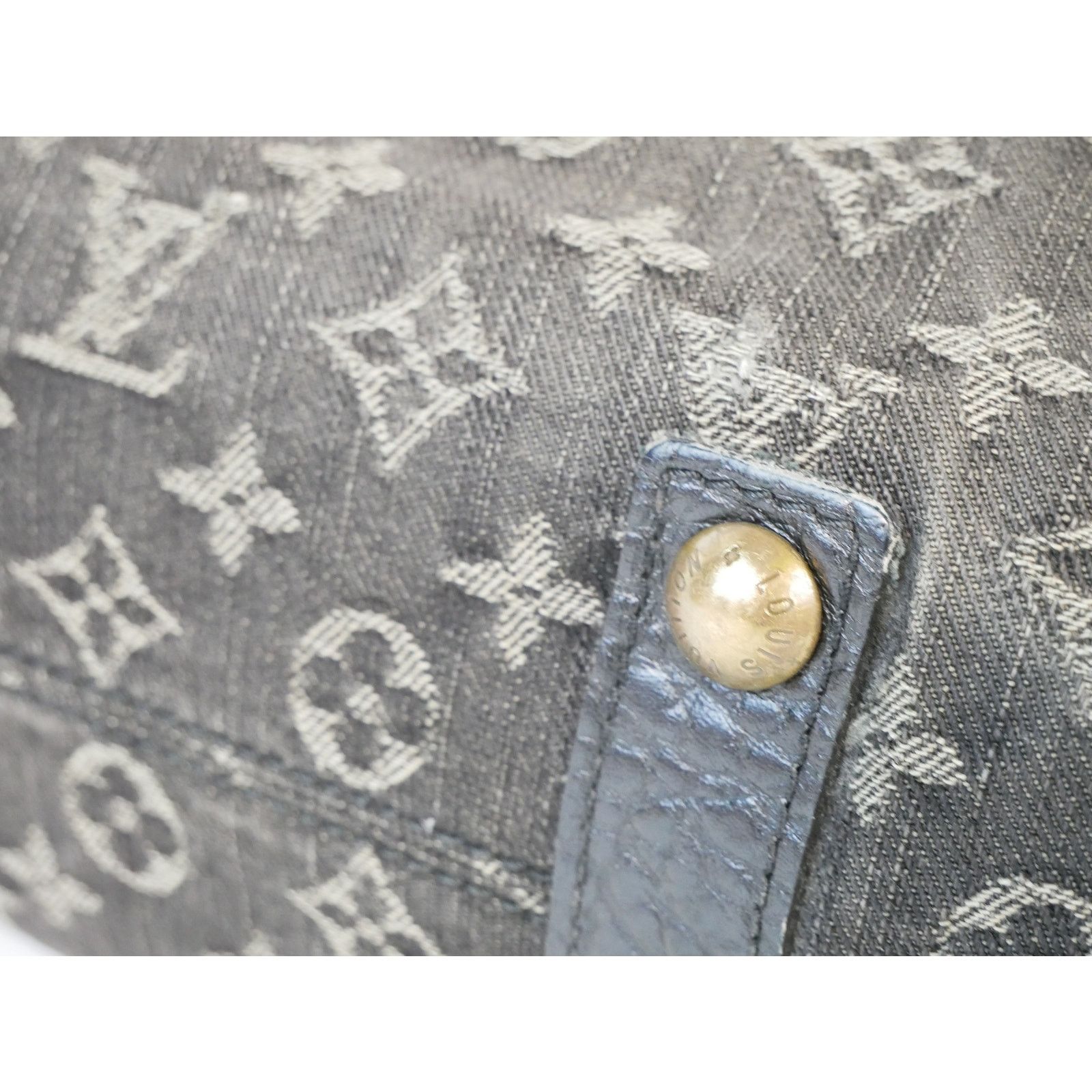 Louis Vuitton Louis Vuitton Black Denim Neo Cabby Tote Size ONE SIZE - 12 Thumbnail