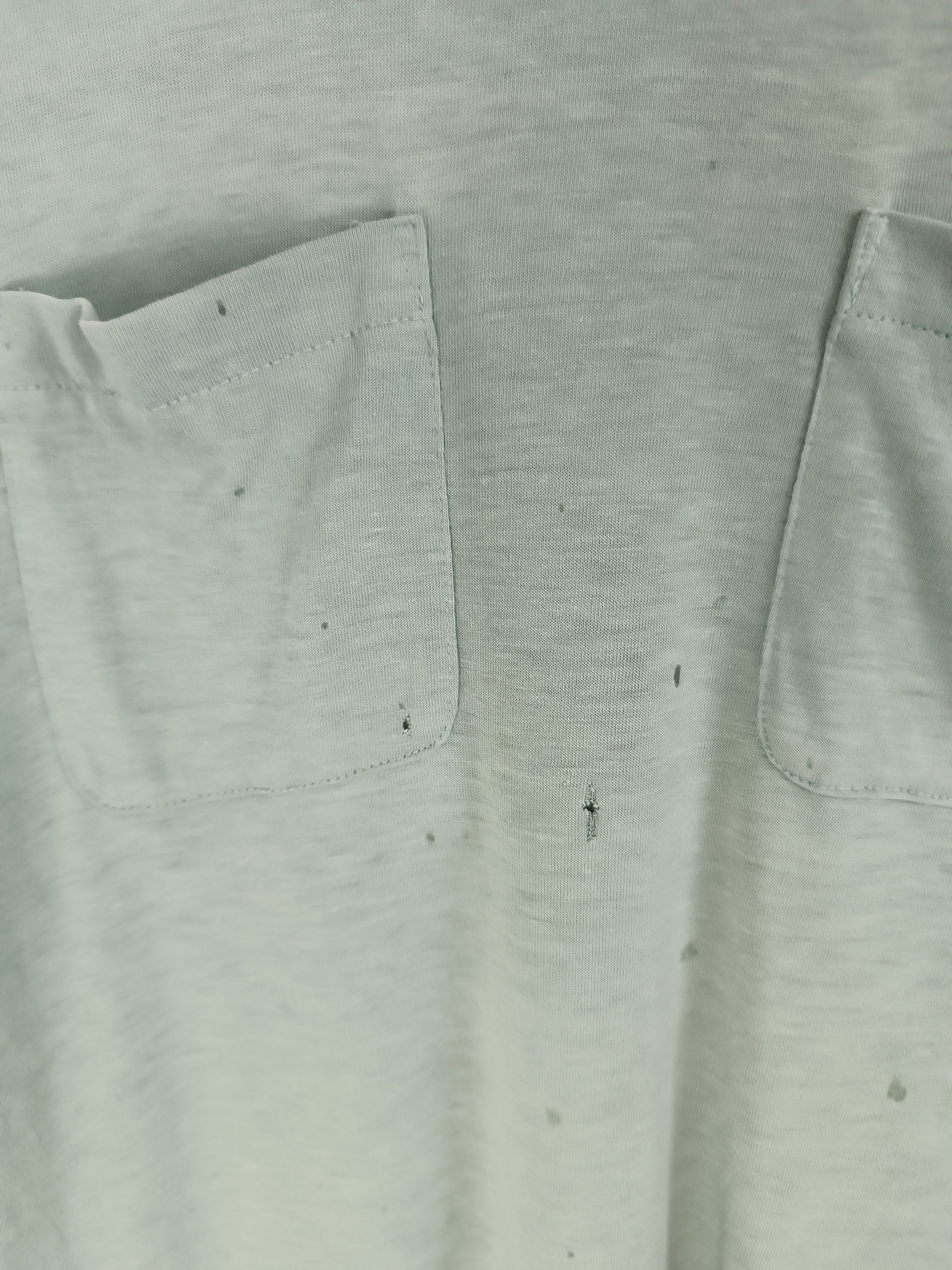 Japanese Brand THRASHED FADED VINTAGE 90'S MUSSHU 2 POCKET TEE VERY RARE Size US M / EU 48-50 / 2 - 10 Thumbnail